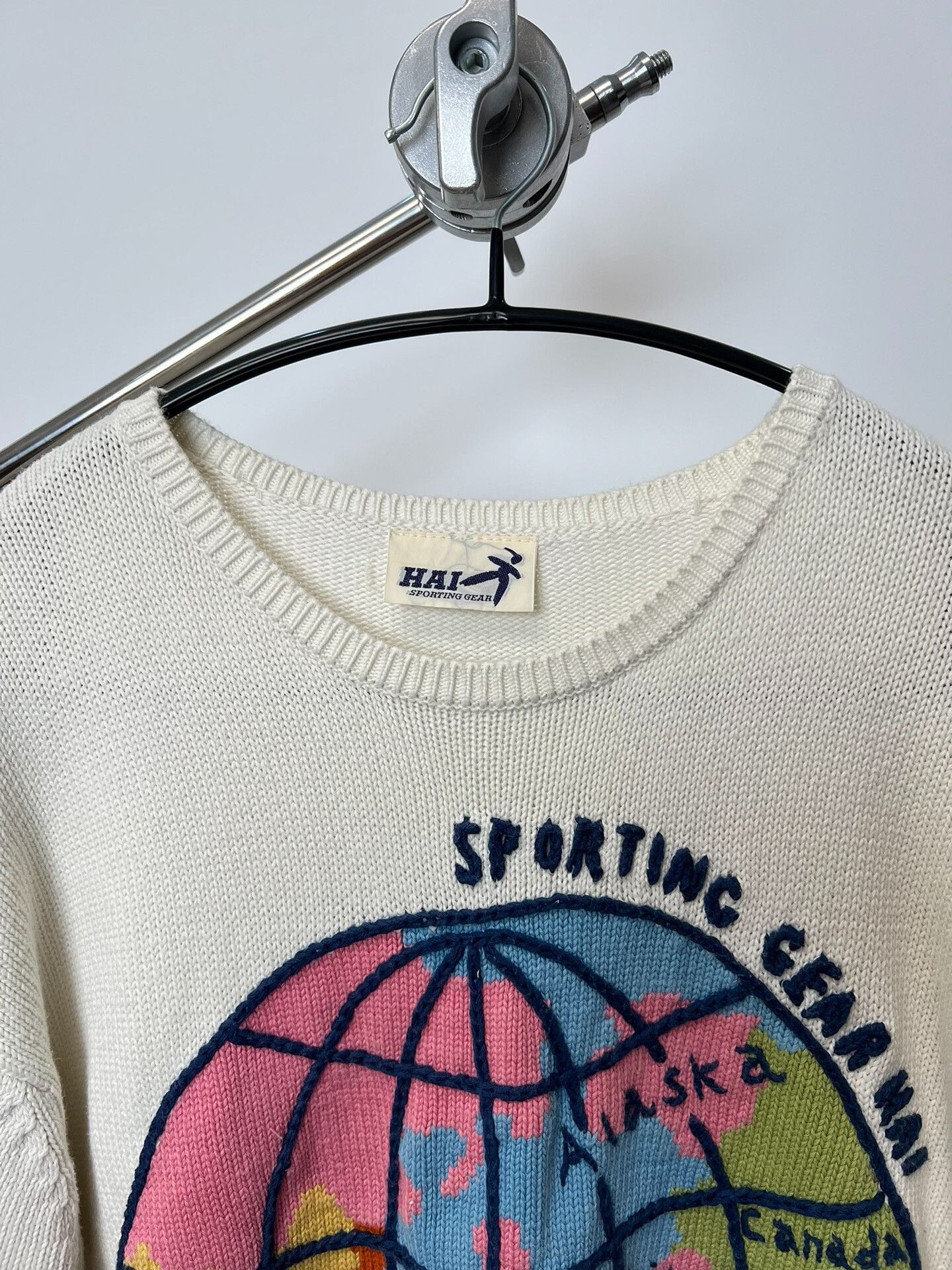 Issey Miyake Issey Miyake Vintage Boxy Sweater with Embroidery Size US M / EU 48-50 / 2 - 3 Thumbnail