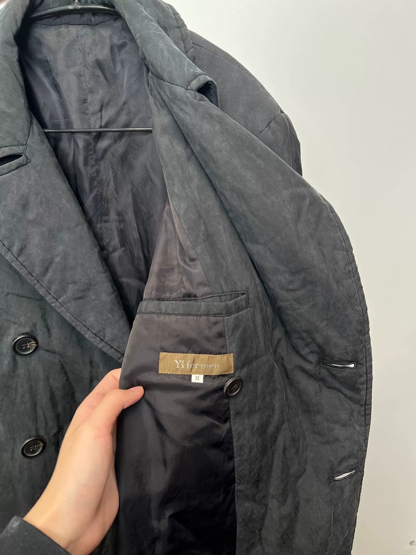 Yohji Yamamoto Yohji Yamamoto Black Cotton Jacket Size US M / EU 48-50 / 2 - 6 Thumbnail
