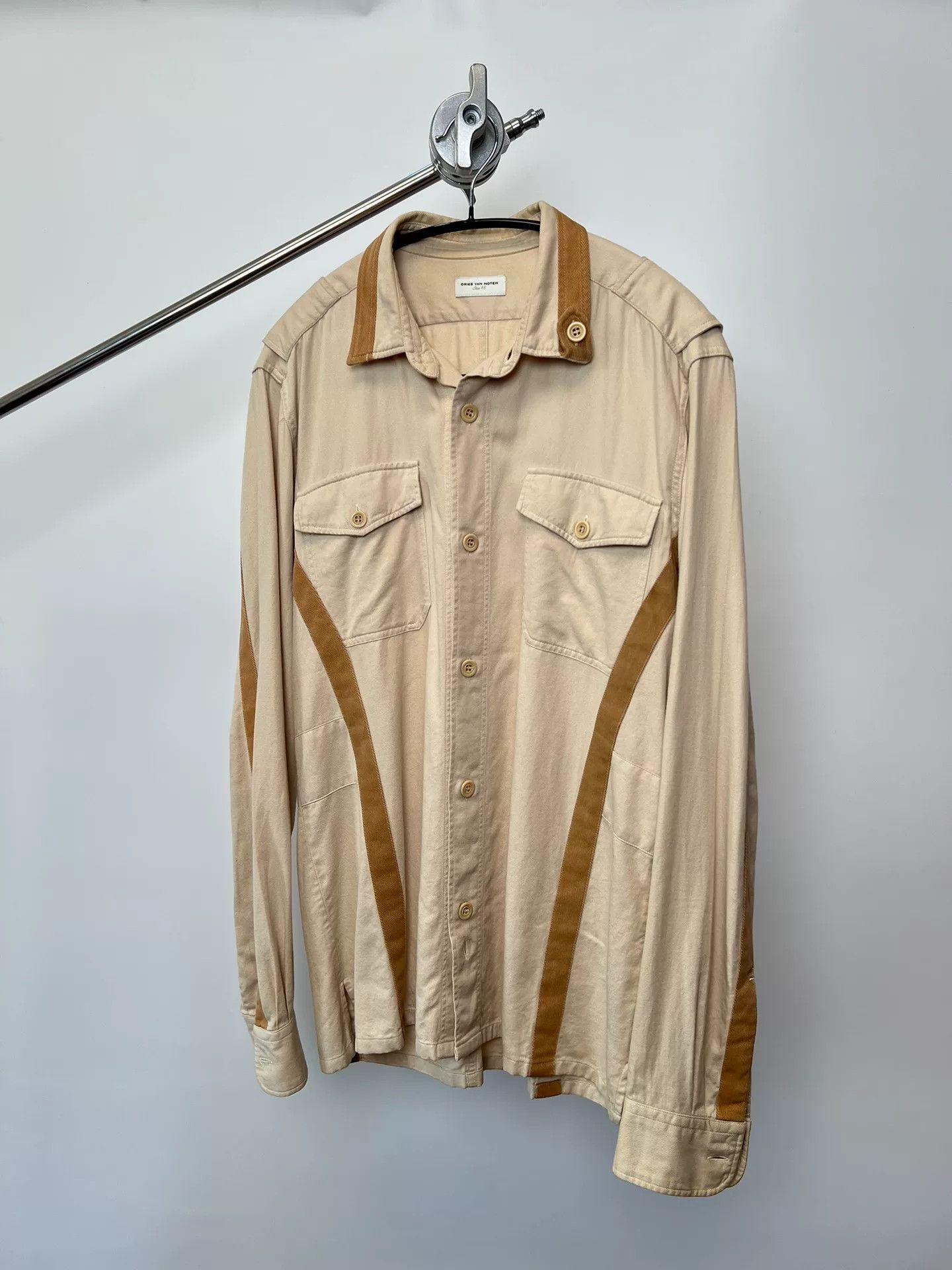 Dries Van Noten Dries Van Noten Button-Up Shirt Jacket Size US M / EU 48-50 / 2 - 4 Thumbnail