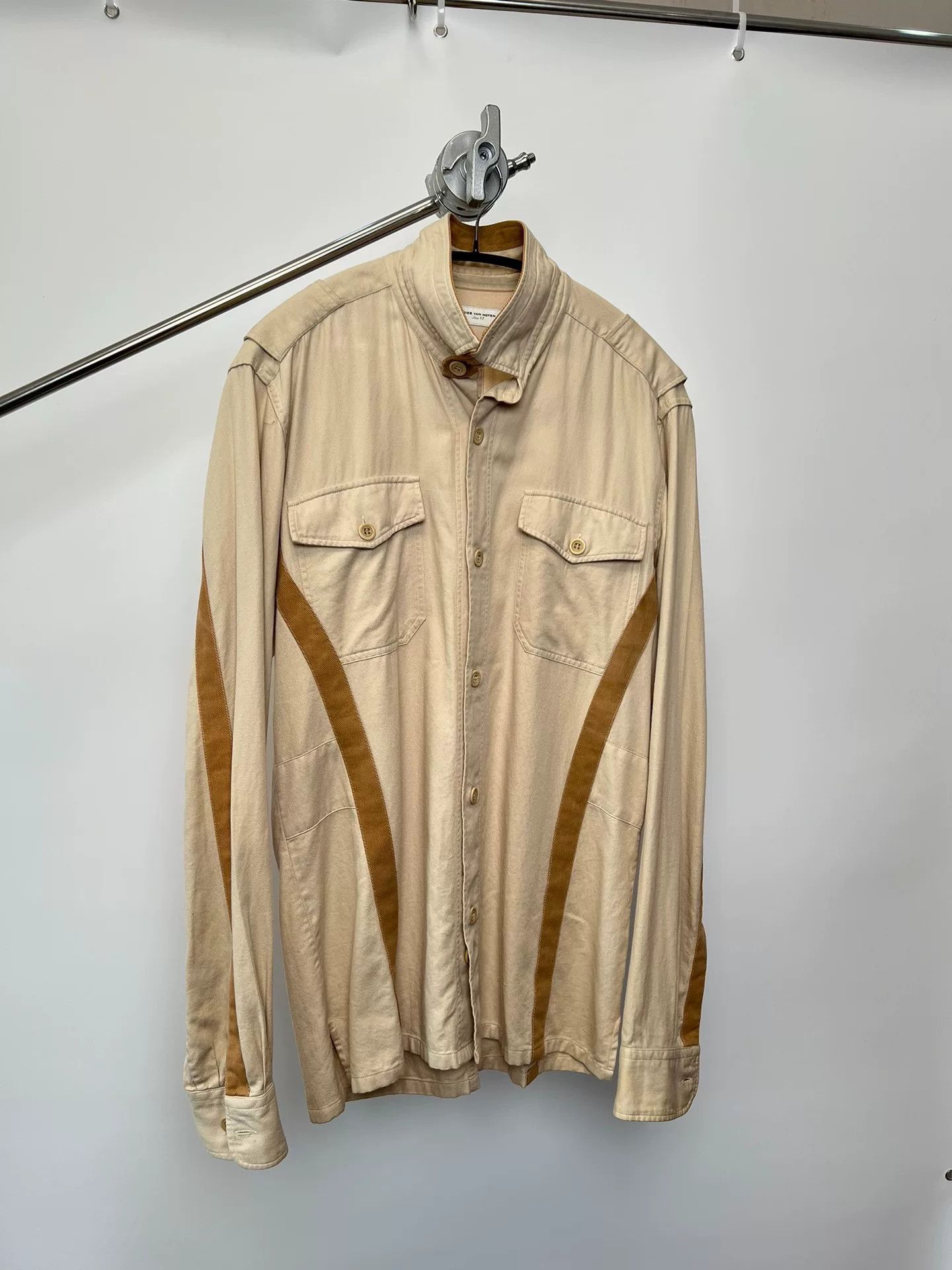 Dries Van Noten Dries Van Noten Button-Up Shirt Jacket Size US M / EU 48-50 / 2 - 2 Thumbnail