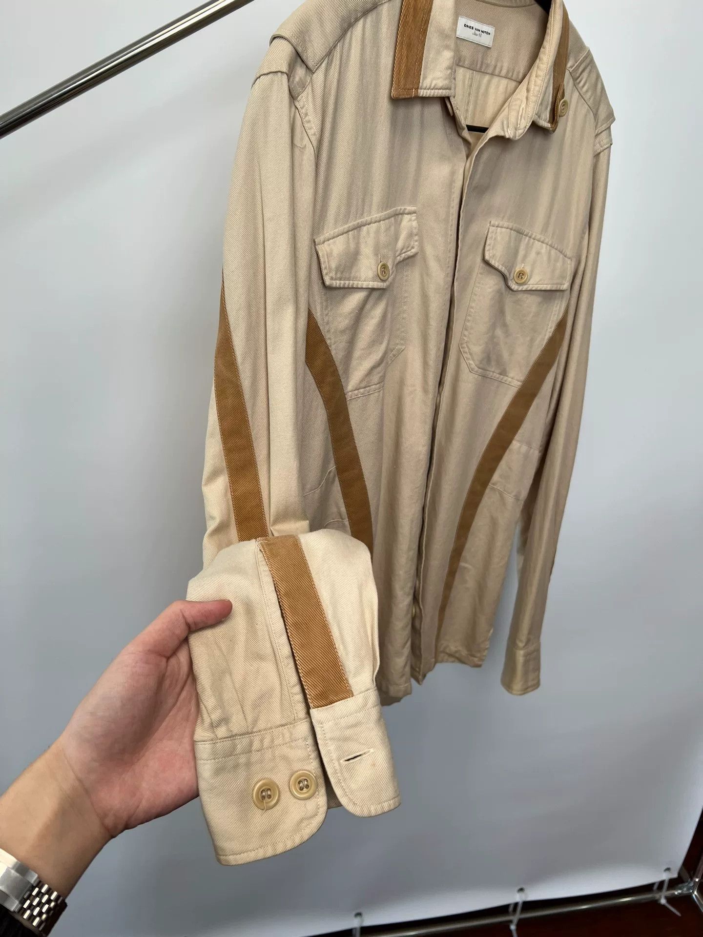 Dries Van Noten Dries Van Noten Button-Up Shirt Jacket Size US M / EU 48-50 / 2 - 5 Thumbnail