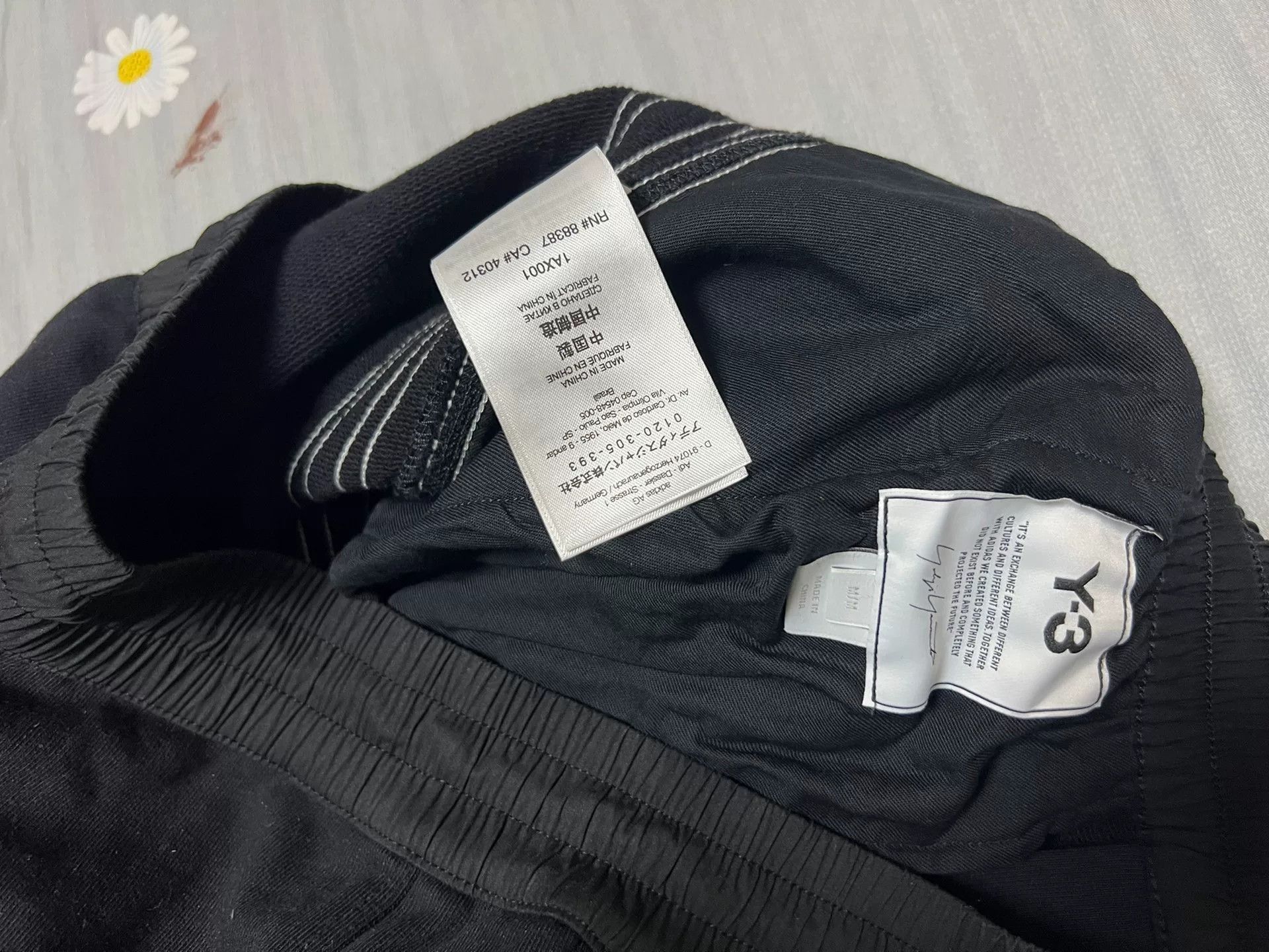 Y-3 Y-3 Black Samurai Men's Shorts Size US 30 / EU 46 - 4 Thumbnail