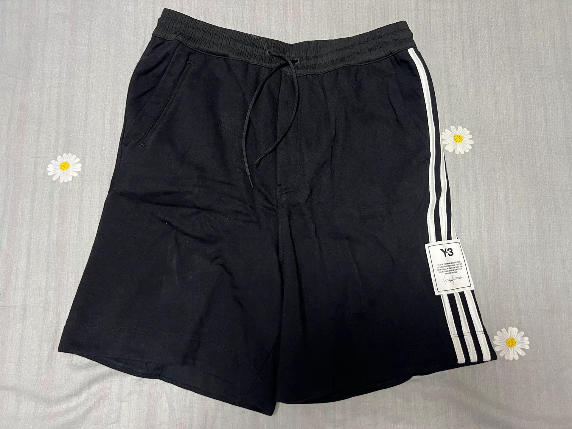 Y-3 Y-3 Black Samurai Men's Shorts Size US 30 / EU 46 - 2 Thumbnail