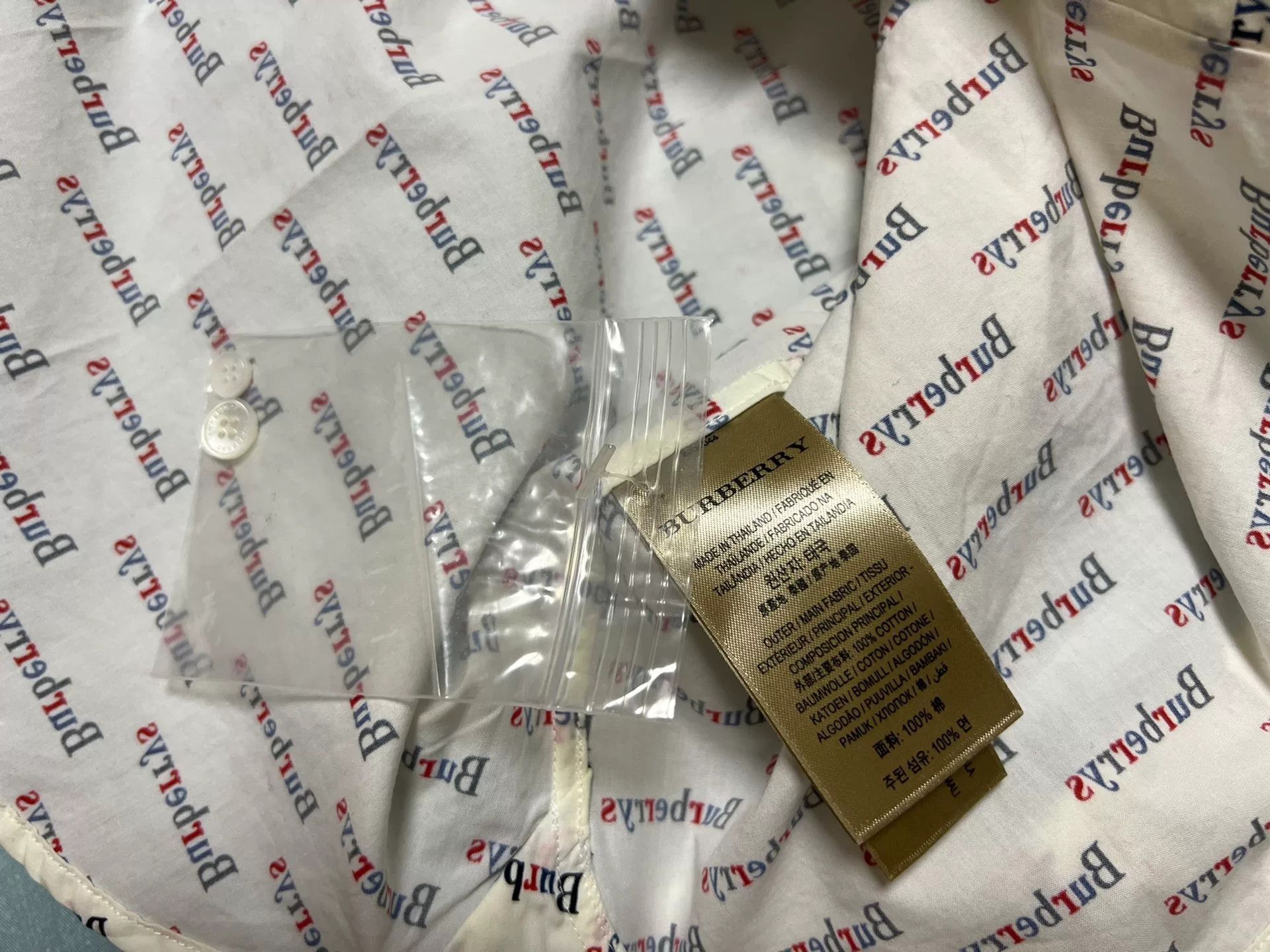 Burberry Burberry Men's Long Sleeve Shirt Size US L / EU 52-54 / 3 - 5 Thumbnail