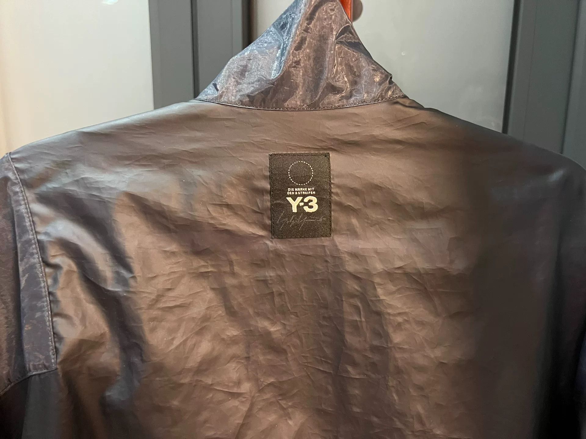 Y-3 Y-3 Black Raincoat Windbreaker Jacket Size US S / EU 44-46 / 1 - 4 Thumbnail