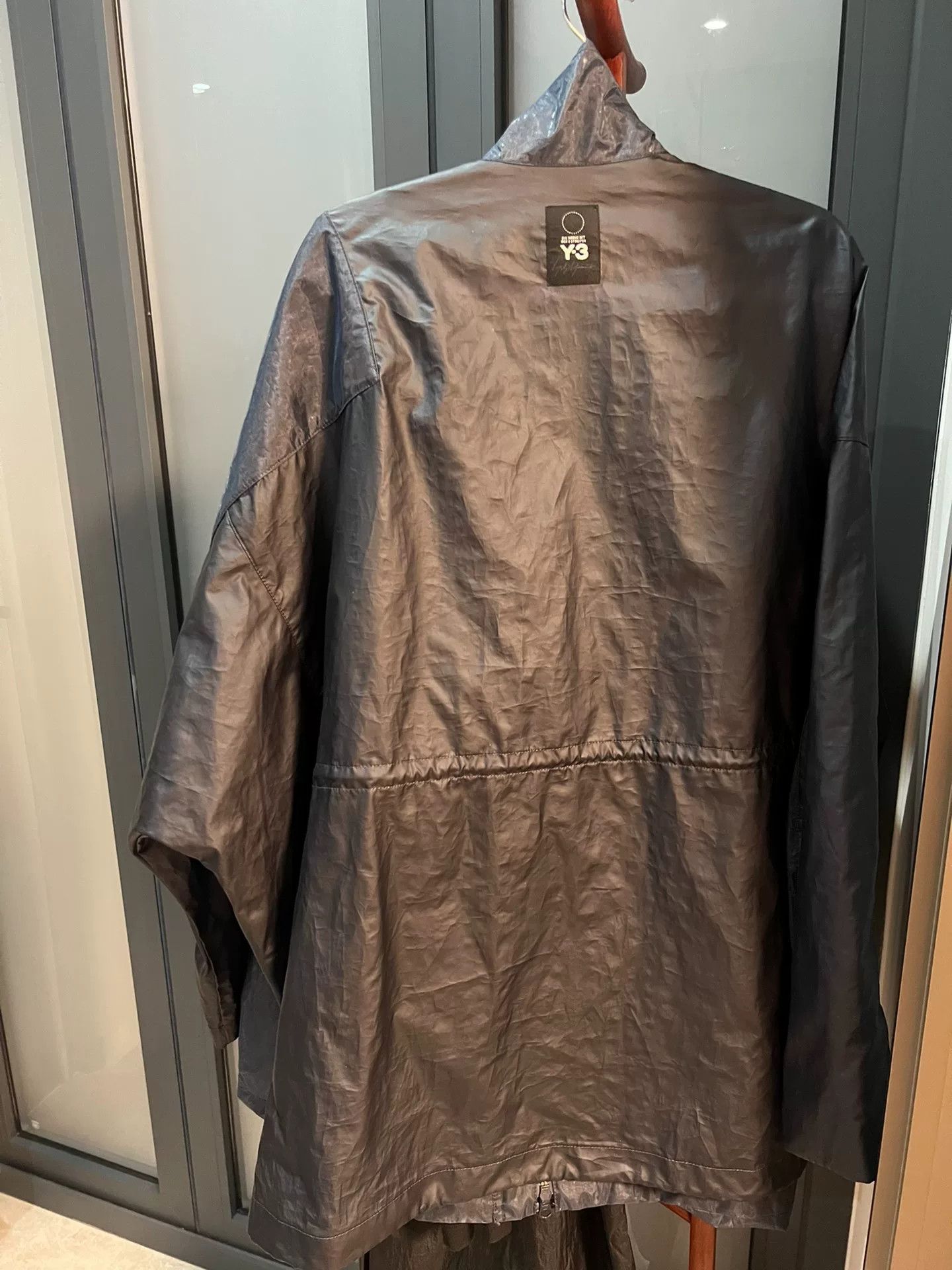 Y-3 Y-3 Black Raincoat Windbreaker Jacket Size US S / EU 44-46 / 1 - 3 Thumbnail