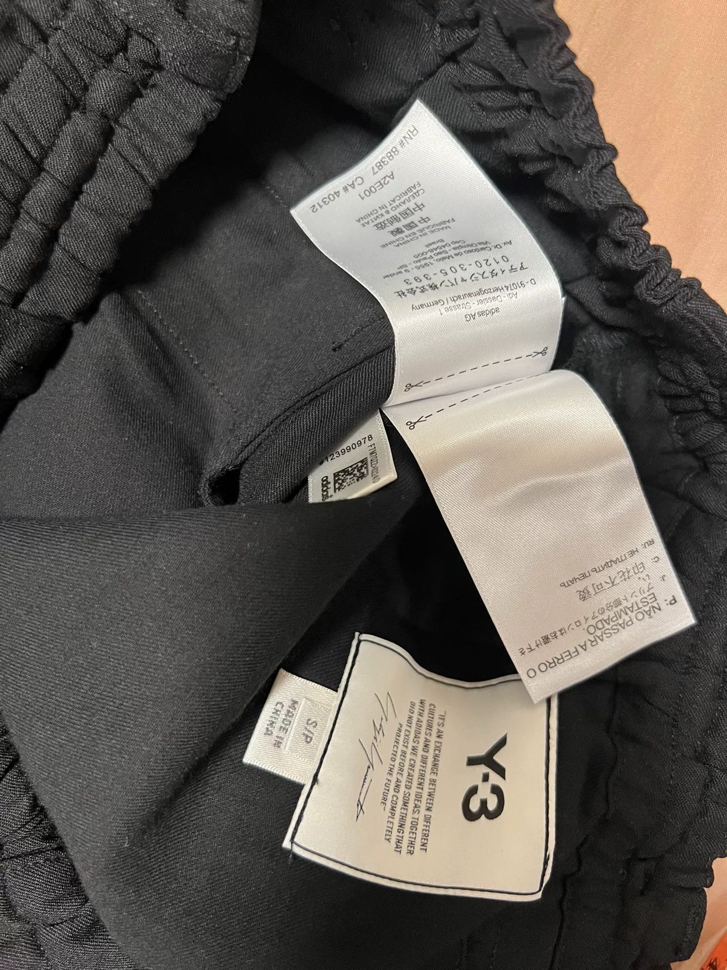 Y-3 Y-3 Black Samurai Trousers for Men Size US 28 / EU 44 - 5 Thumbnail
