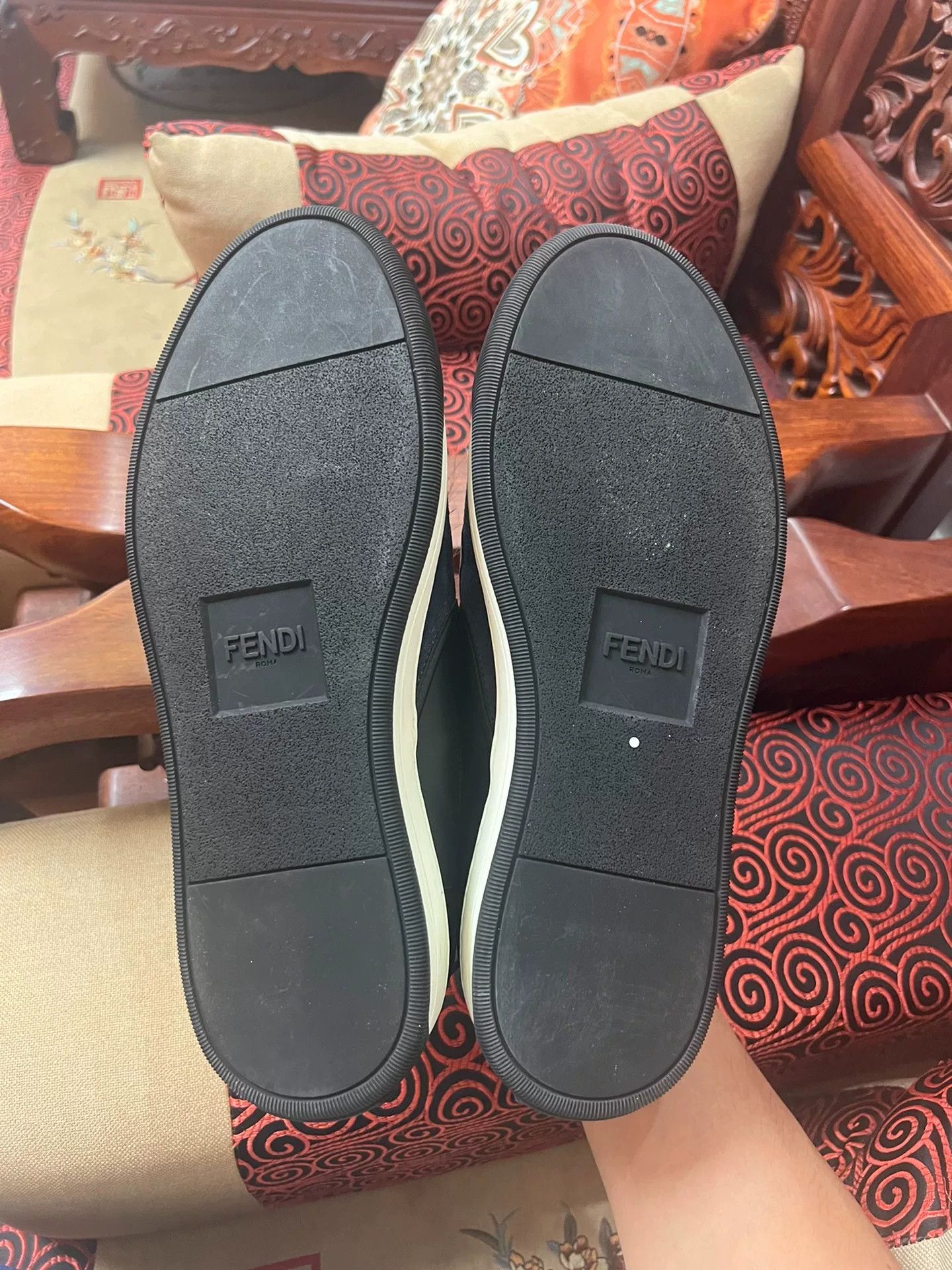 Fendi Fendi Monster Suede Fur Men’s Shoes Size US 6.5 / EU 39-40 - 9 Thumbnail