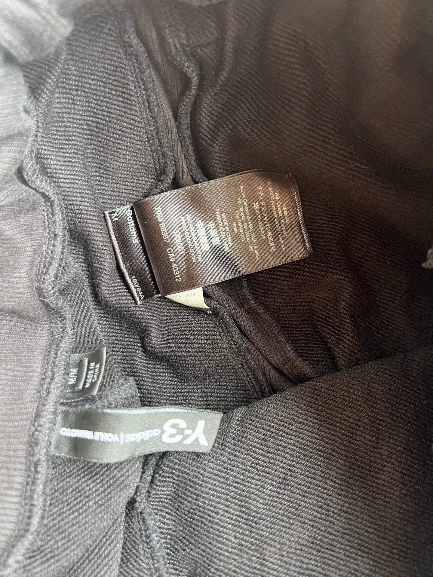 Y-3 Y-3 Black Samurai Men's Pants Size US 30 / EU 46 - 7 Thumbnail