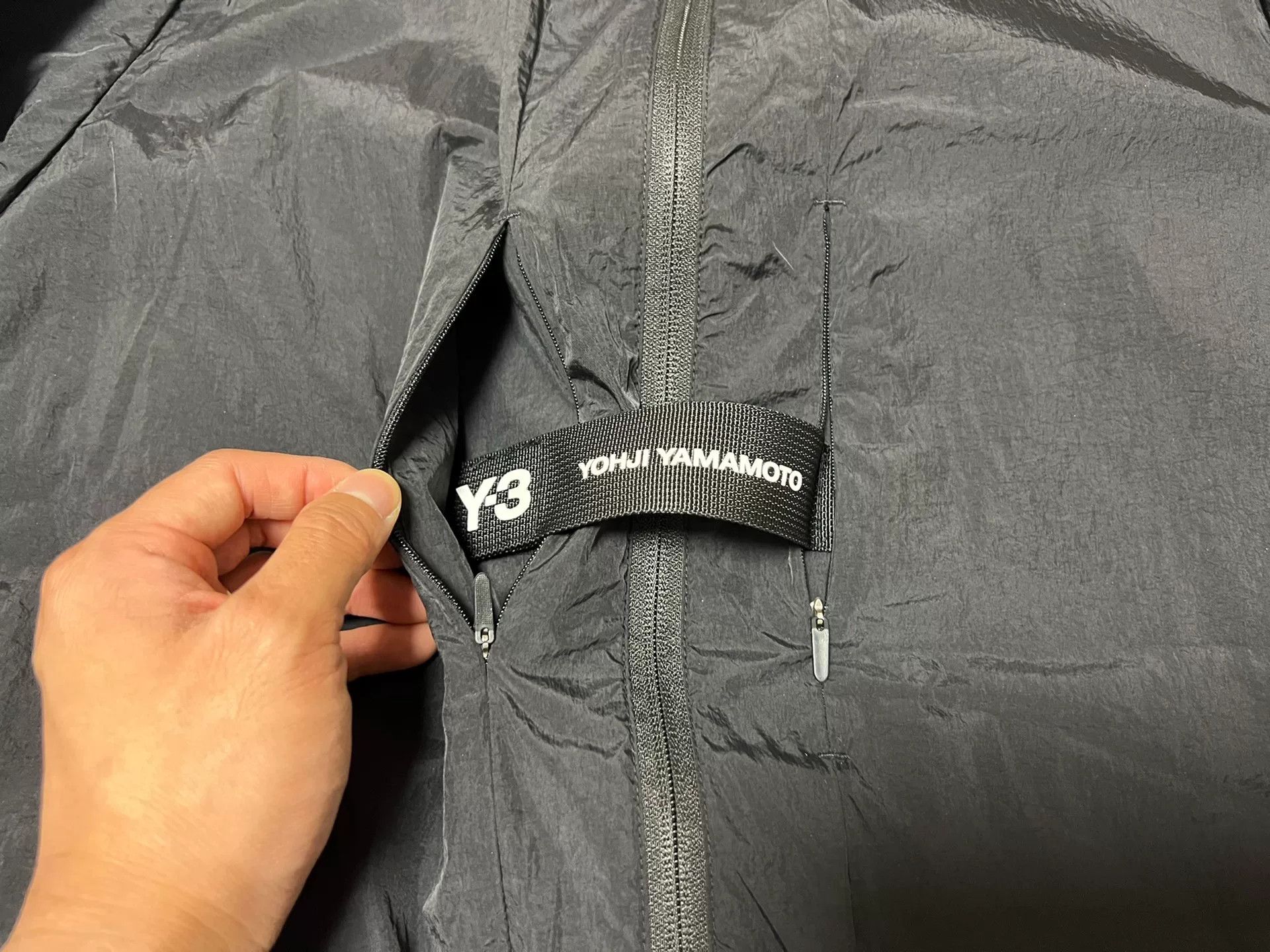 Y-3 Y-3 Men's Casual Windbreaker Coat Size US L / EU 52-54 / 3 - 3 Thumbnail