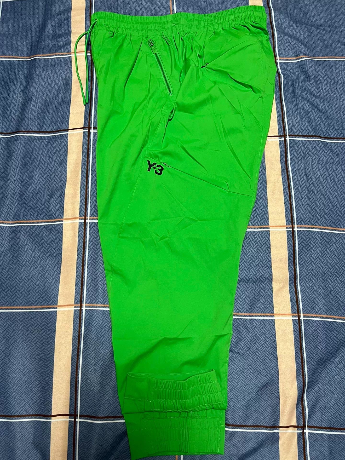 Y-3 Y-3 Men's Slim Fit Green Pants Size US 30 / EU 46 - 3 Thumbnail