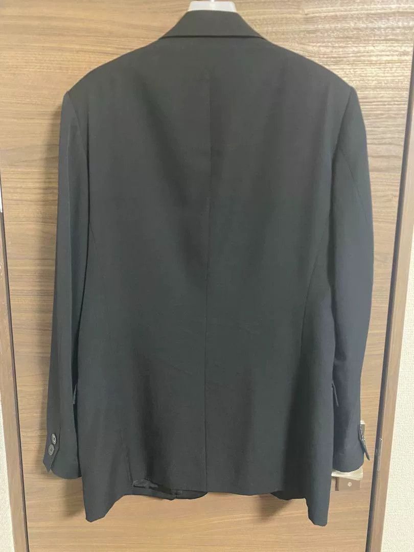 Y's for Men Yohji Yamamoto Y's Black Wool Suit Jacket Size US L / EU 52-54 / 3 - 8 Thumbnail