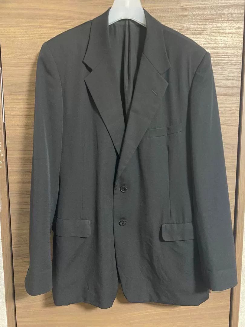 Y's for Men Yohji Yamamoto Y's Black Wool Suit Jacket Size US L / EU 52-54 / 3 - 7 Thumbnail