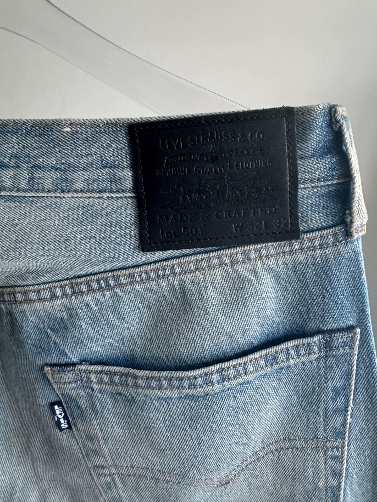 Levi's Levi's 501 Night Shine Denim Jeans Size US 32 / EU 48 - 4 Thumbnail