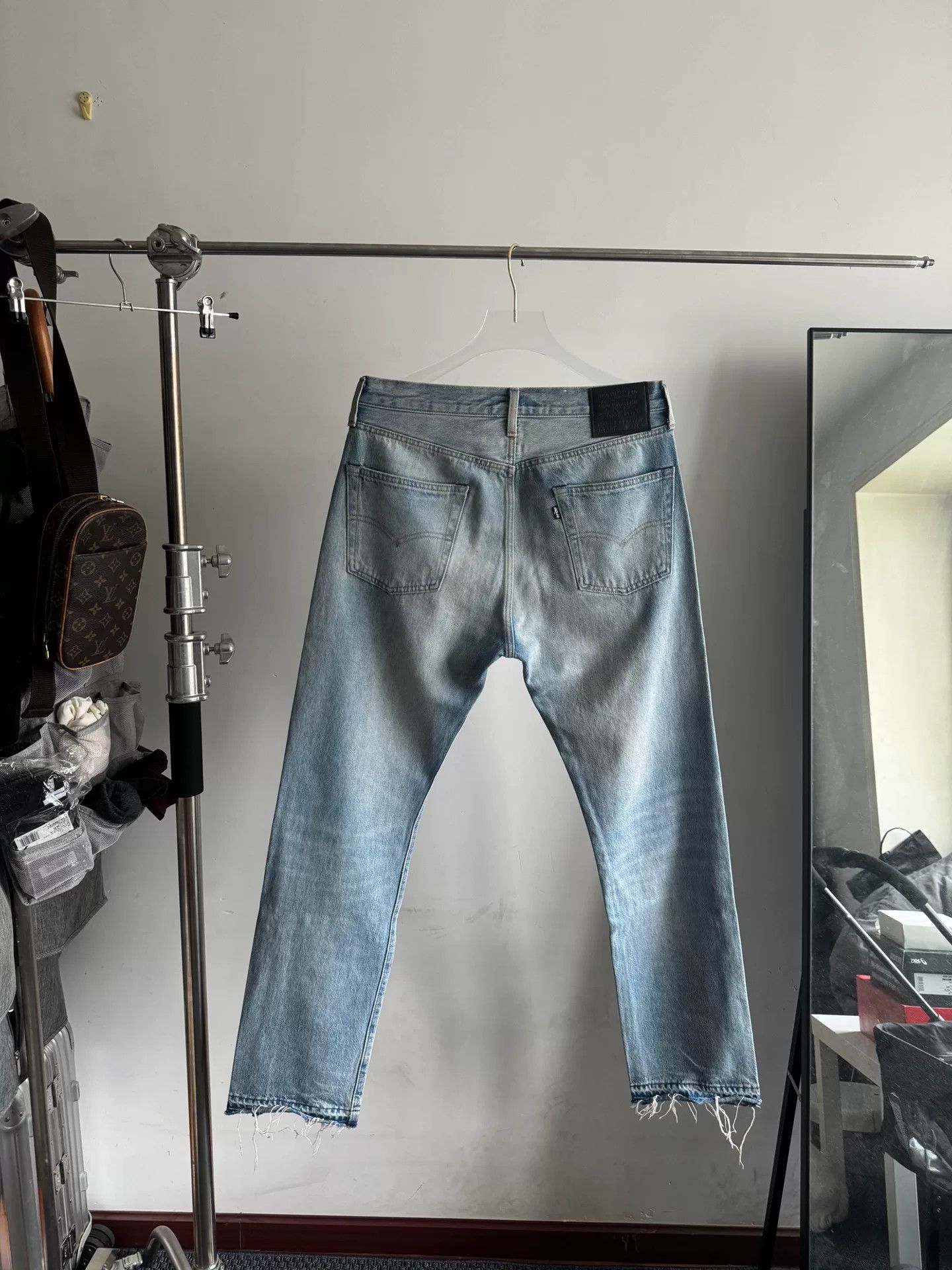 Levi's Levi's 501 Night Shine Denim Jeans Size US 32 / EU 48 - 2 Thumbnail