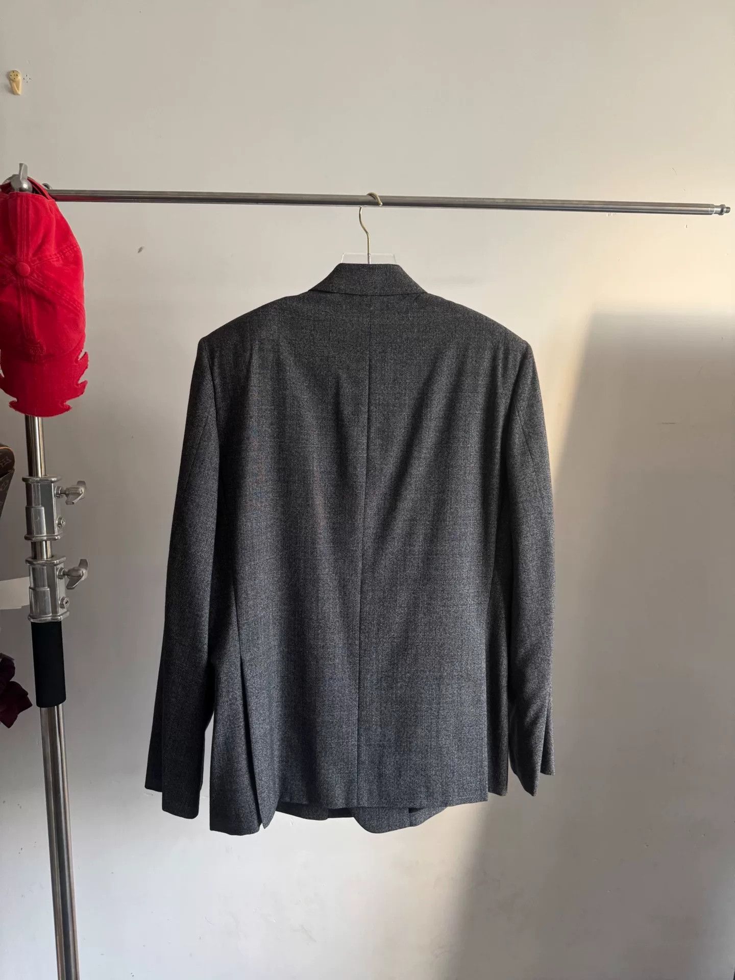 Balenciaga Gray Wool Suit Jacket