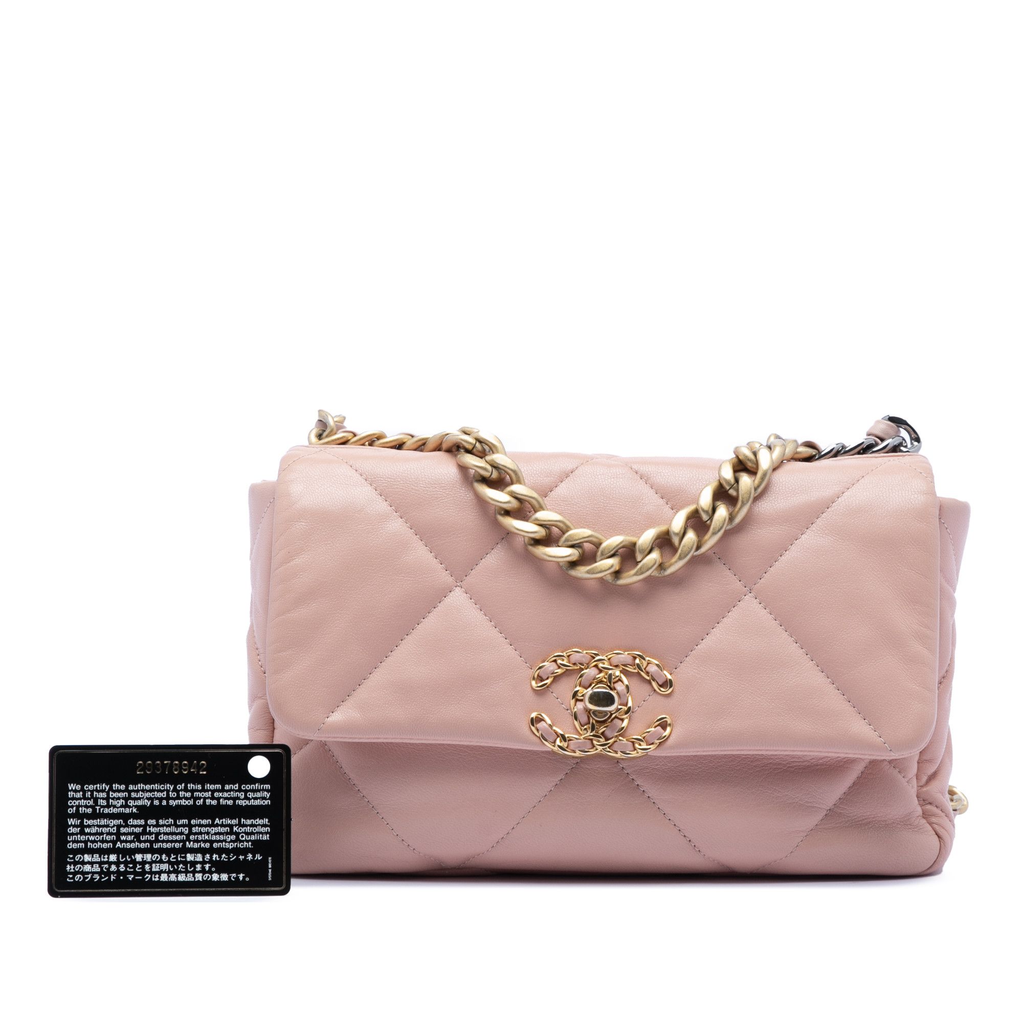 Chanel Chanel Medium Lambskin 19 Flap Size ONE SIZE - 8 Thumbnail