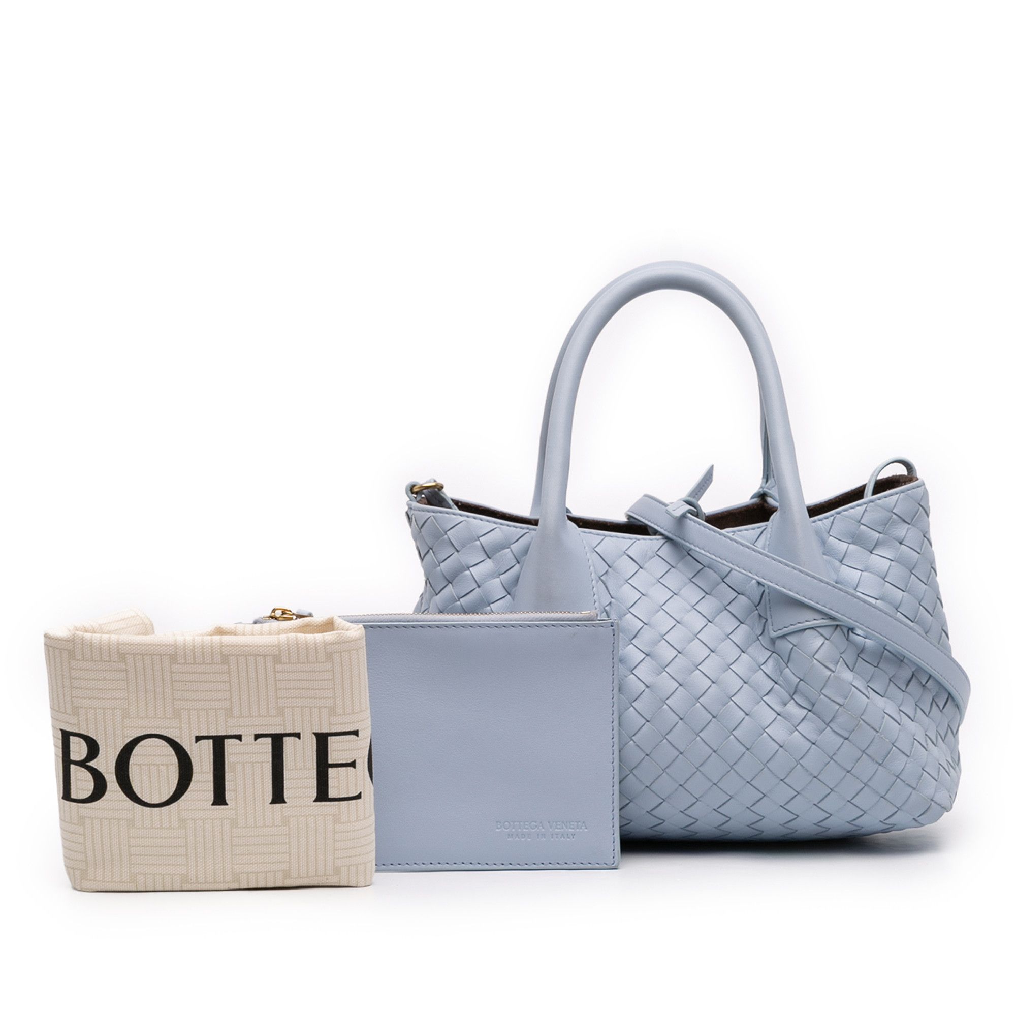 Bottega Veneta Bottega Veneta Small Calfskin Intrecciato Pinacoteca Tote Size ONE SIZE - 9 Thumbnail