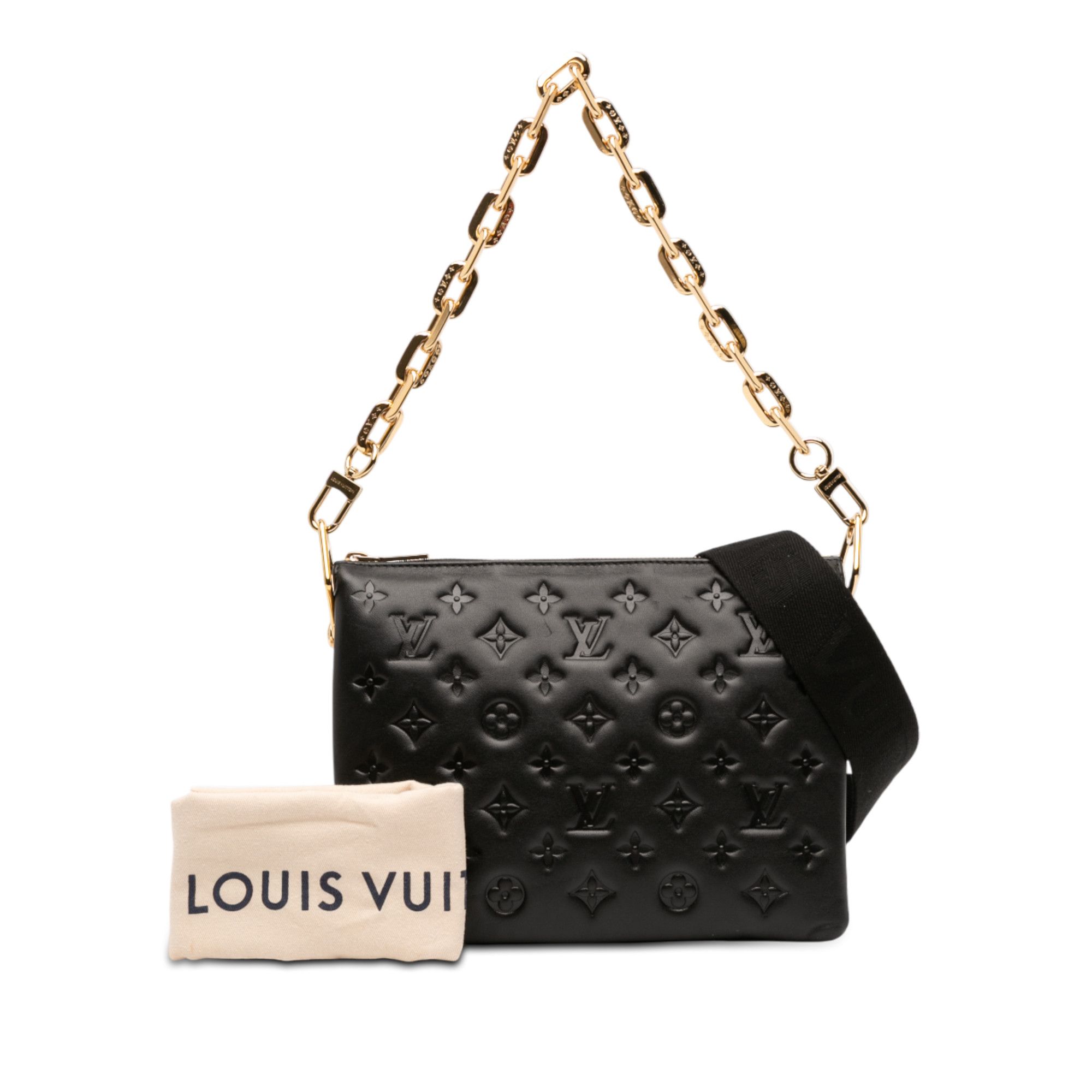 Louis Vuitton Louis Vuitton Monogram Embossed Puffy Lambskin Coussin PM Size ONE SIZE - 11 Thumbnail