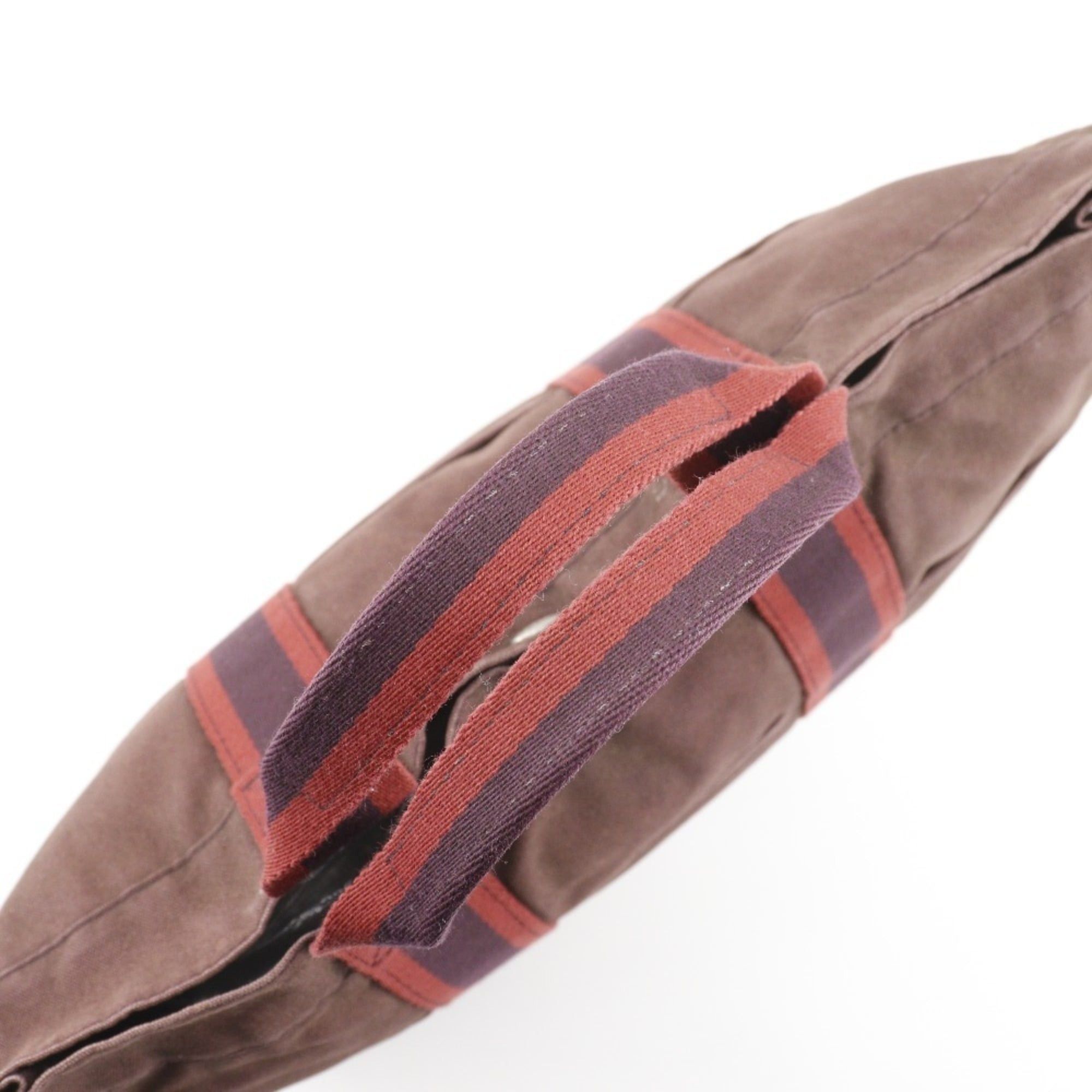 Hermes Hermes Sack Fourre Tout MM Handbag Cotton Canvas Brown A4 Snap Button Unisex Size ONE SIZE - 5 Thumbnail