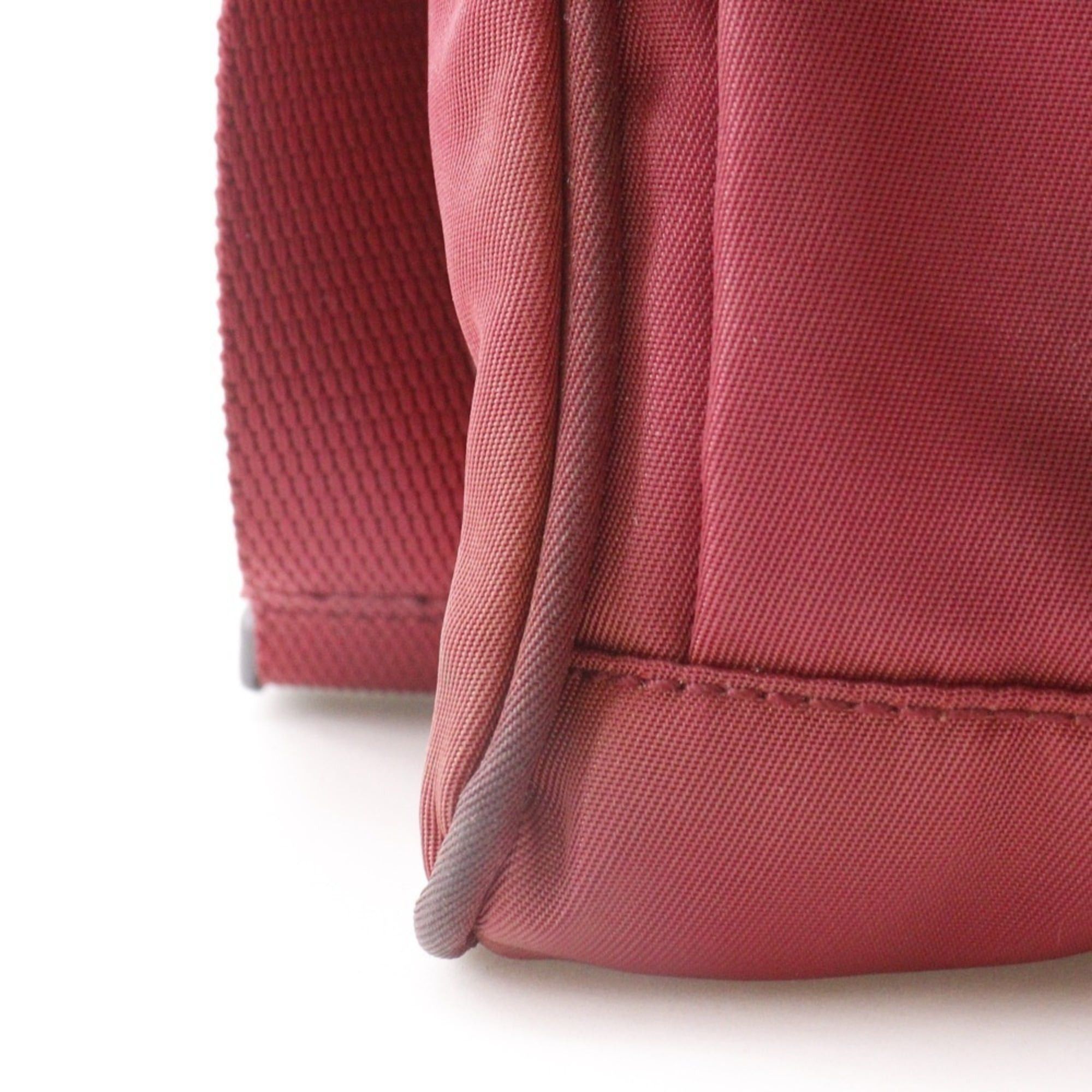 Prada Prada 2WAY waist bag shoulder MV583 nylon CERISE red 2way flap for women Size ONE SIZE - 12 Thumbnail
