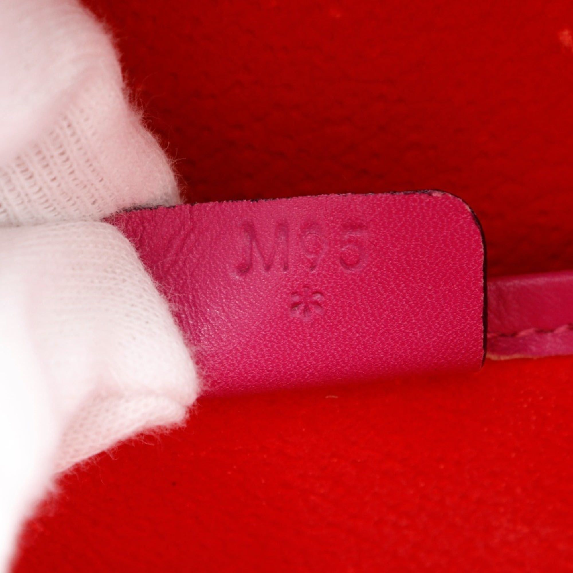 Celine Celine handbag embossed leather pink snap button ladies Size ONE SIZE - 18 Thumbnail