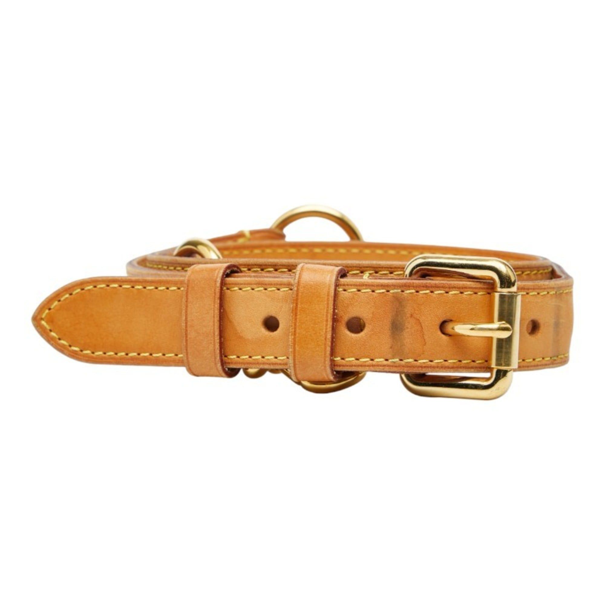 Louis Vuitton Louis Vuitton shoulder strap, beige leather, women's LOUIS VUITTON Size ONE SIZE - 2 Thumbnail