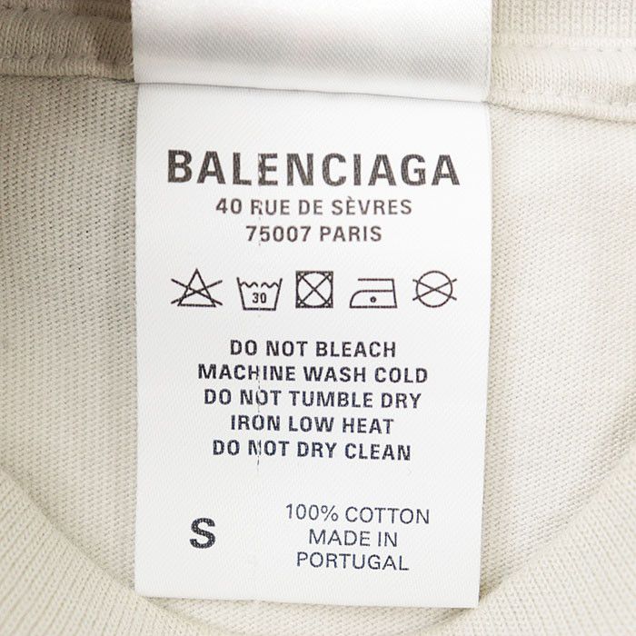 Balenciaga Balenciaga Balenciaga Embroidery Cotton T-shirt Textile T-Shirts DUTY FREE for USA Size ONE SIZE - 9 Thumbnail