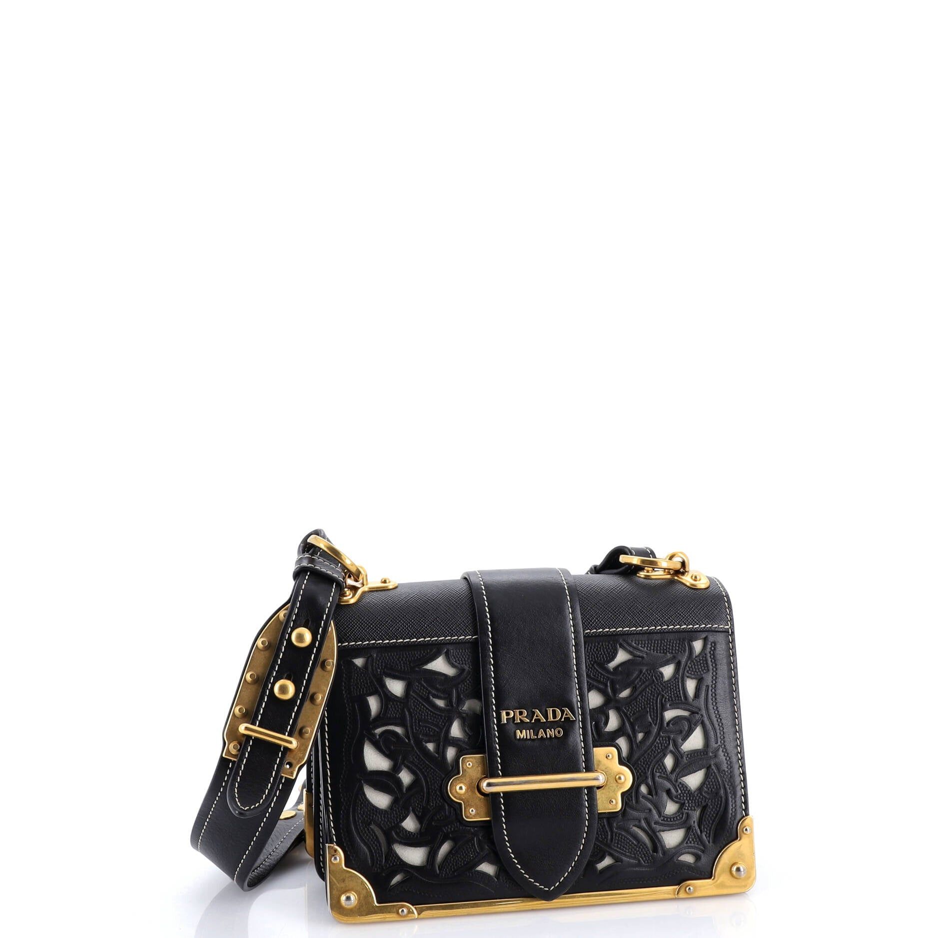 Prada Cahier Crossbody Bag Size ONE SIZE - 2 Thumbnail