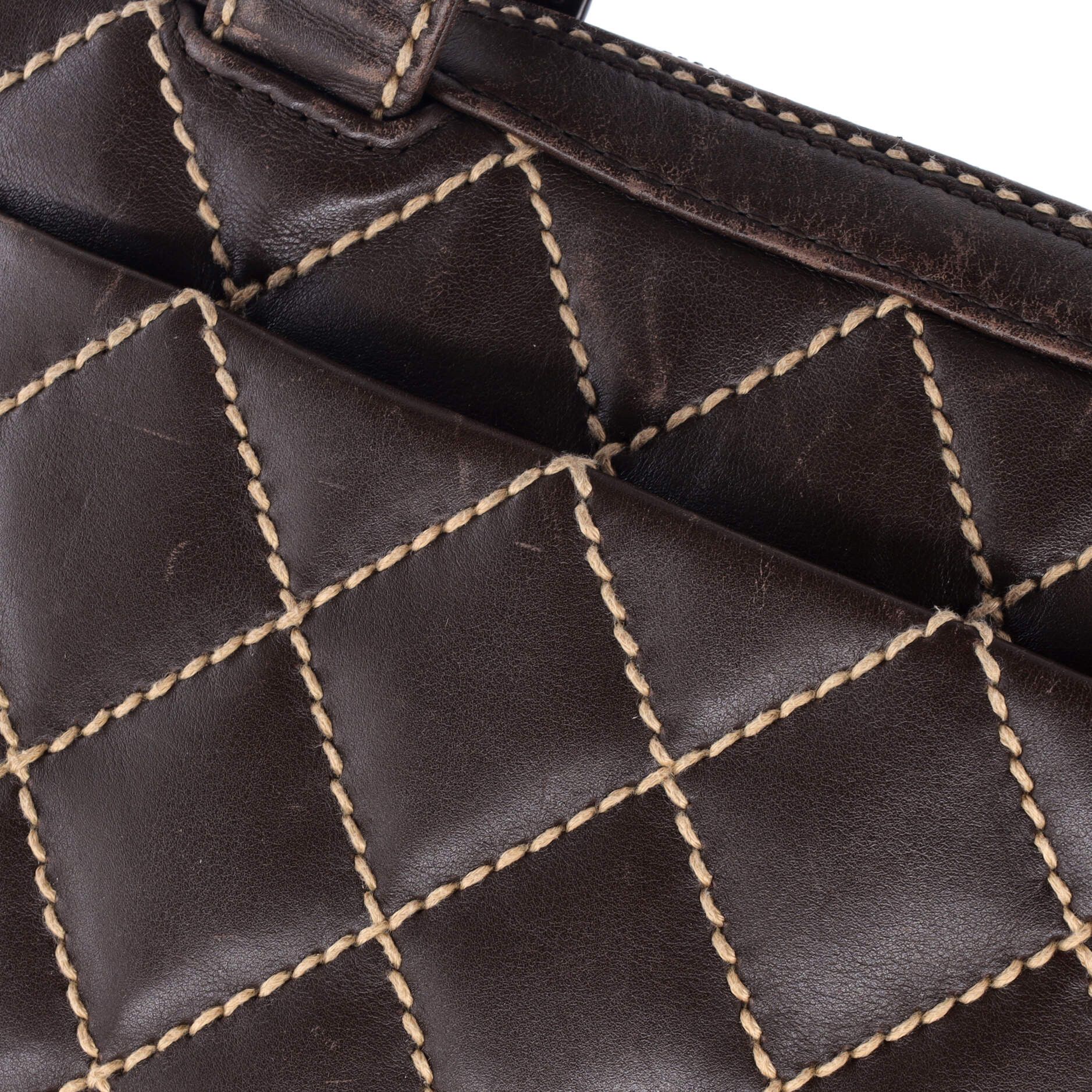 Chanel Surpique Zip Around Satchel Size ONE SIZE - 7 Thumbnail