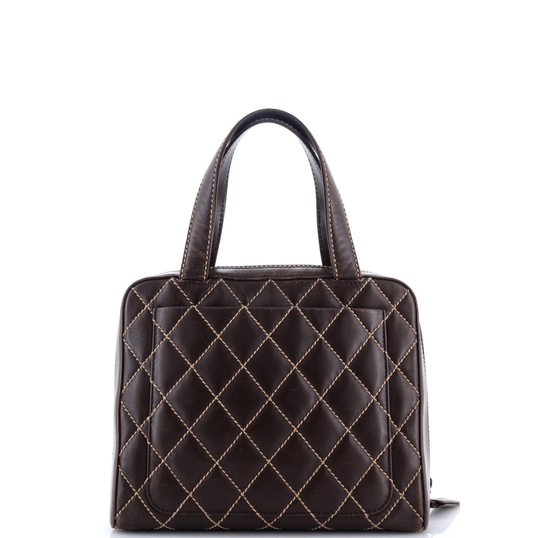 Chanel Surpique Zip Around Satchel Size ONE SIZE - 3 Thumbnail