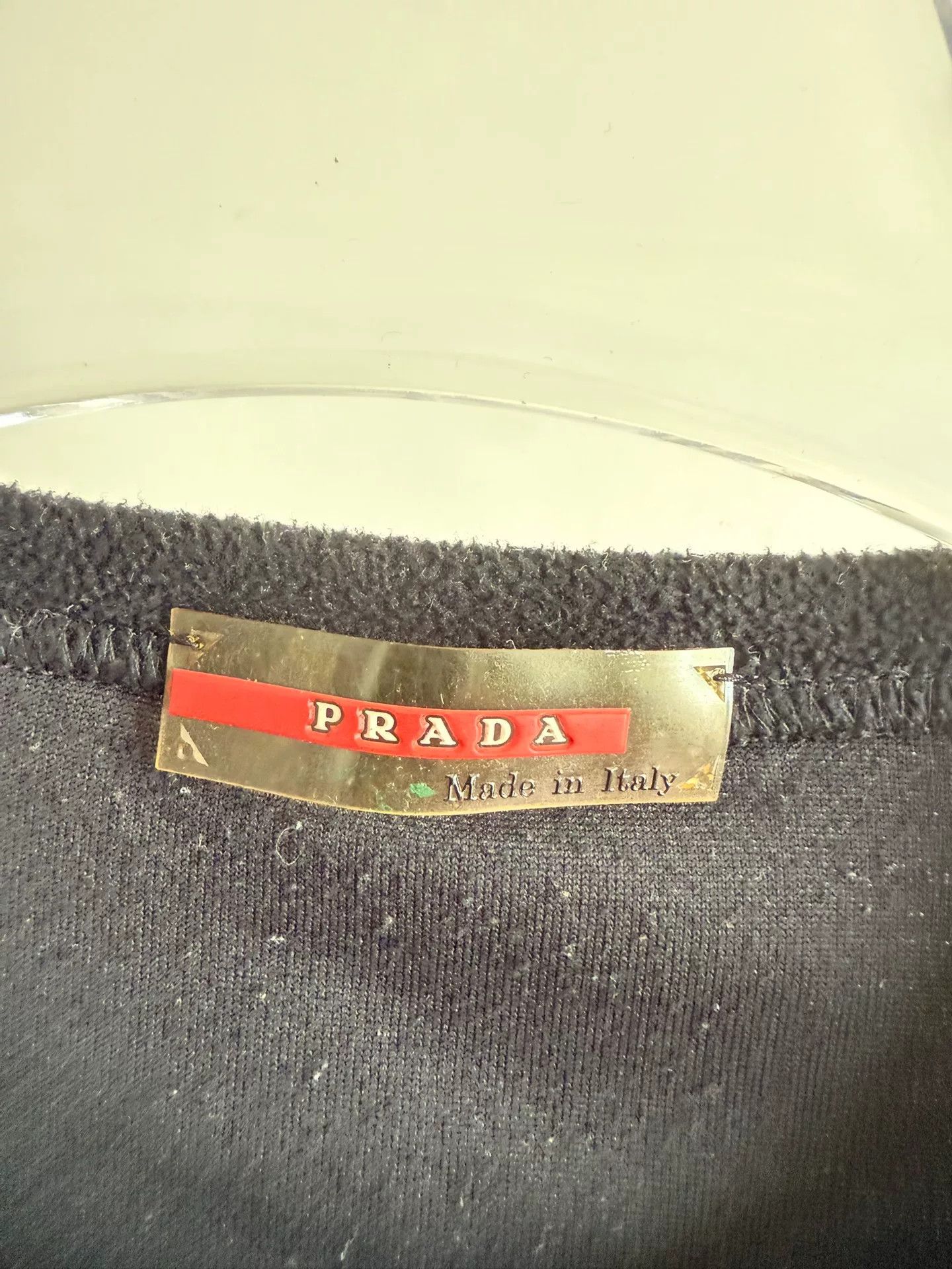 Prada Prada Fleece Hoodie with Red Logo Size US S / EU 44-46 / 1 - 3 Thumbnail