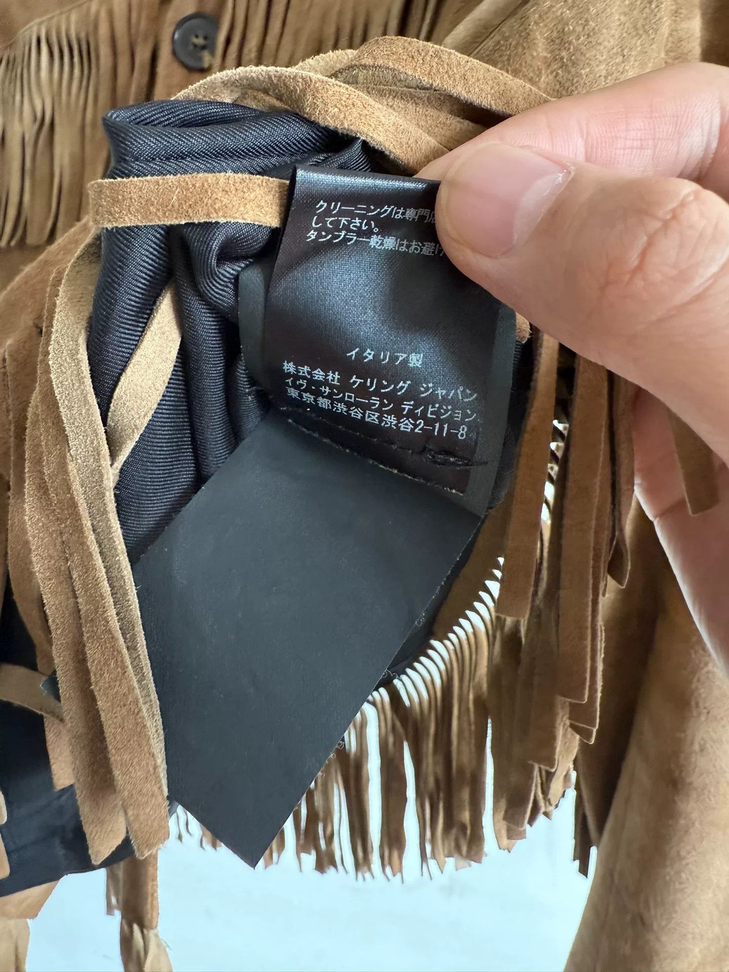 Saint Laurent Paris Saint Laurent Suede Fringe Jacket Size XS / US 0-2 / IT 36-38 - 7 Thumbnail