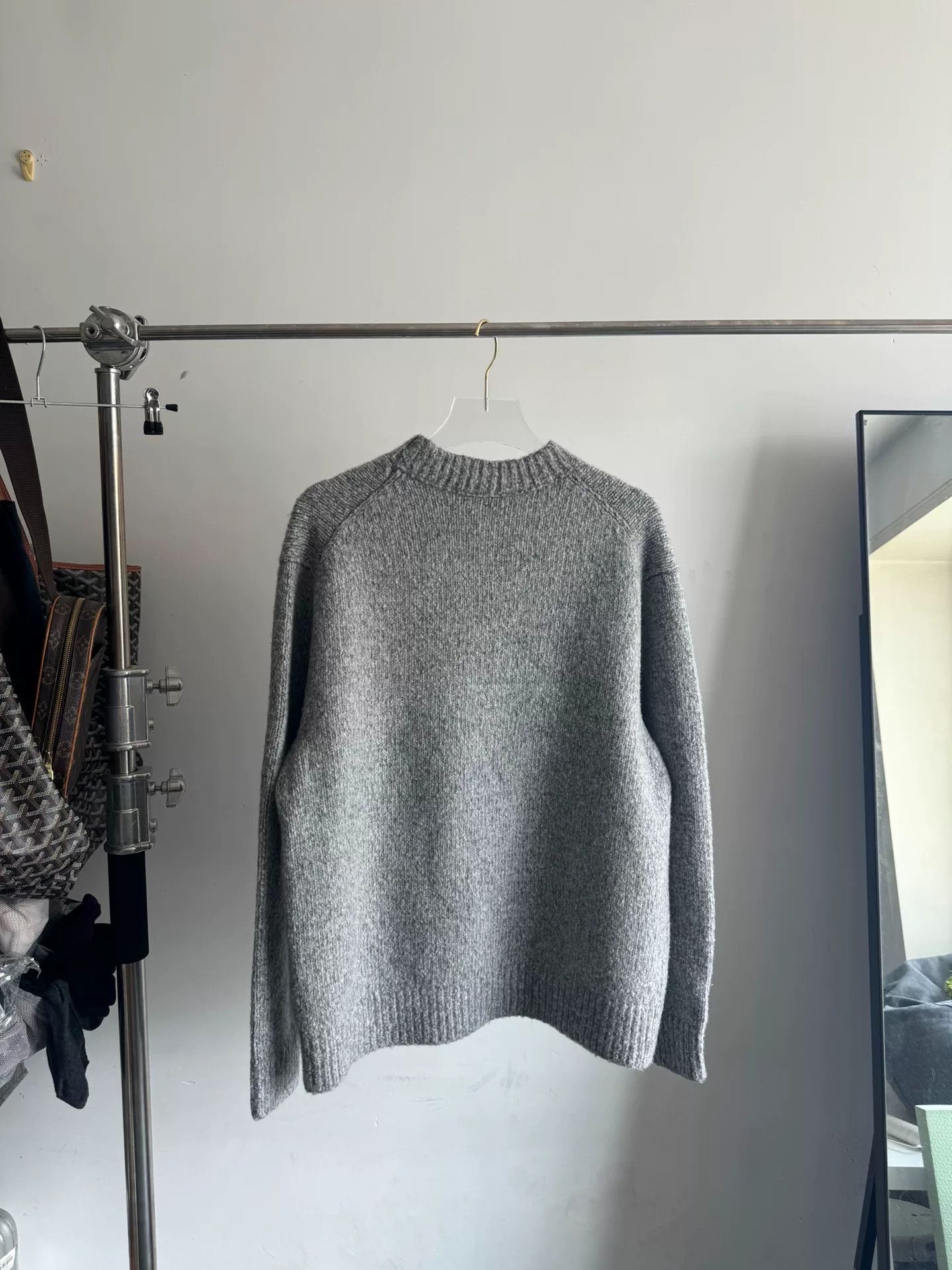 Acne Studios Gray Wool Sweater from Acne Studios Size M / US 6-8 / IT 42-44 - 2 Thumbnail
