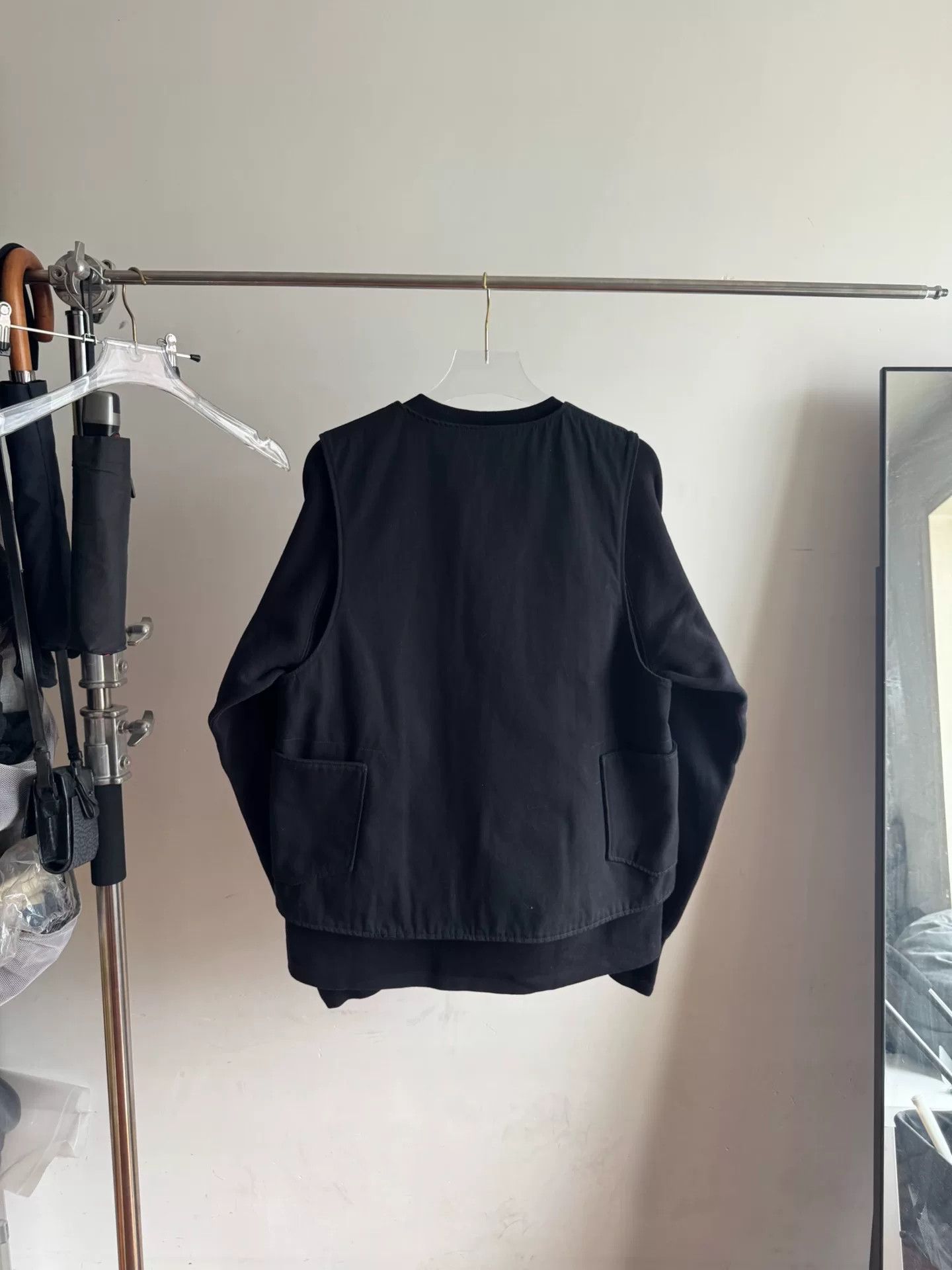 Engineered Garments Engineered Garments Black Vest Hoodie Size US M / EU 48-50 / 2 - 2 Thumbnail