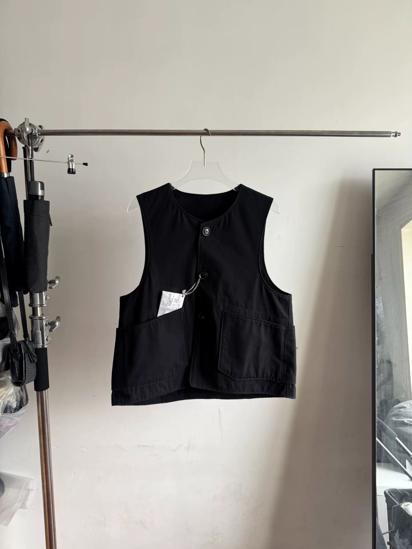 Engineered Garments Engineered Garments Black Vest Hoodie Size US M / EU 48-50 / 2 - 4 Thumbnail