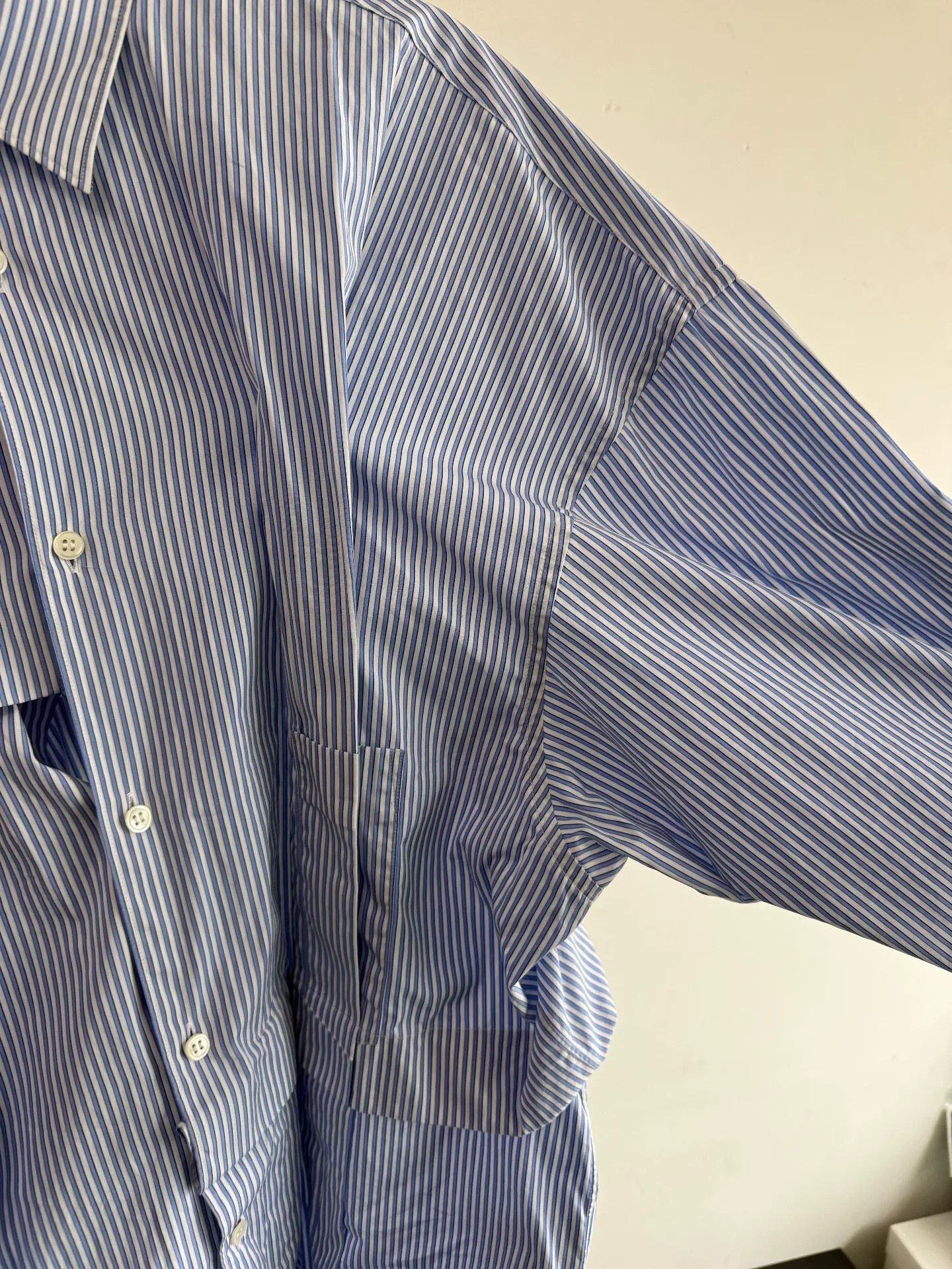 Comme des Garcons COMME des GARCONS CDG Twisted Stripe Shirt Size US L / EU 52-54 / 3 - 5 Thumbnail