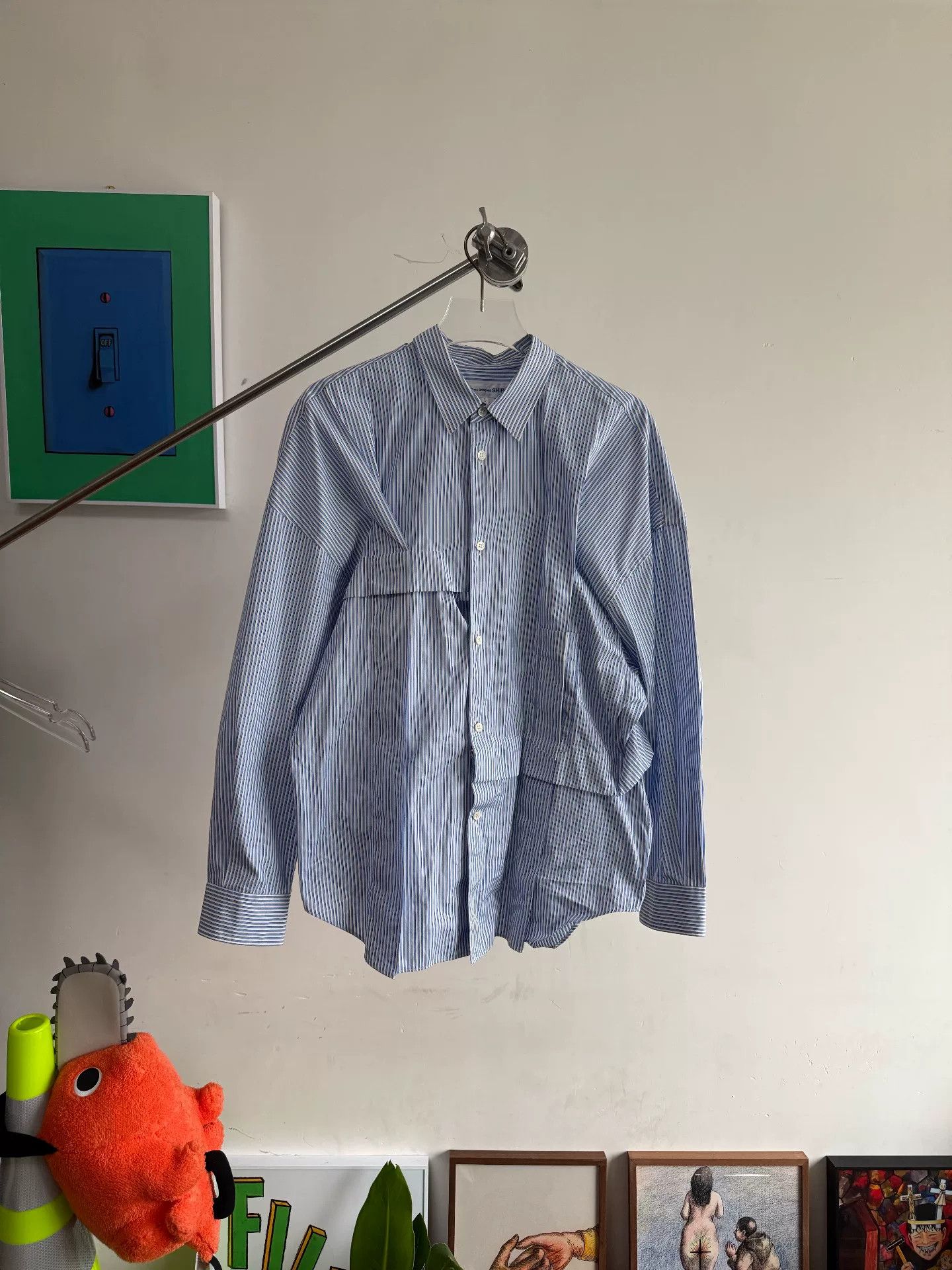 Comme des Garcons COMME des GARCONS CDG Twisted Stripe Shirt Size US L / EU 52-54 / 3 - 3 Thumbnail
