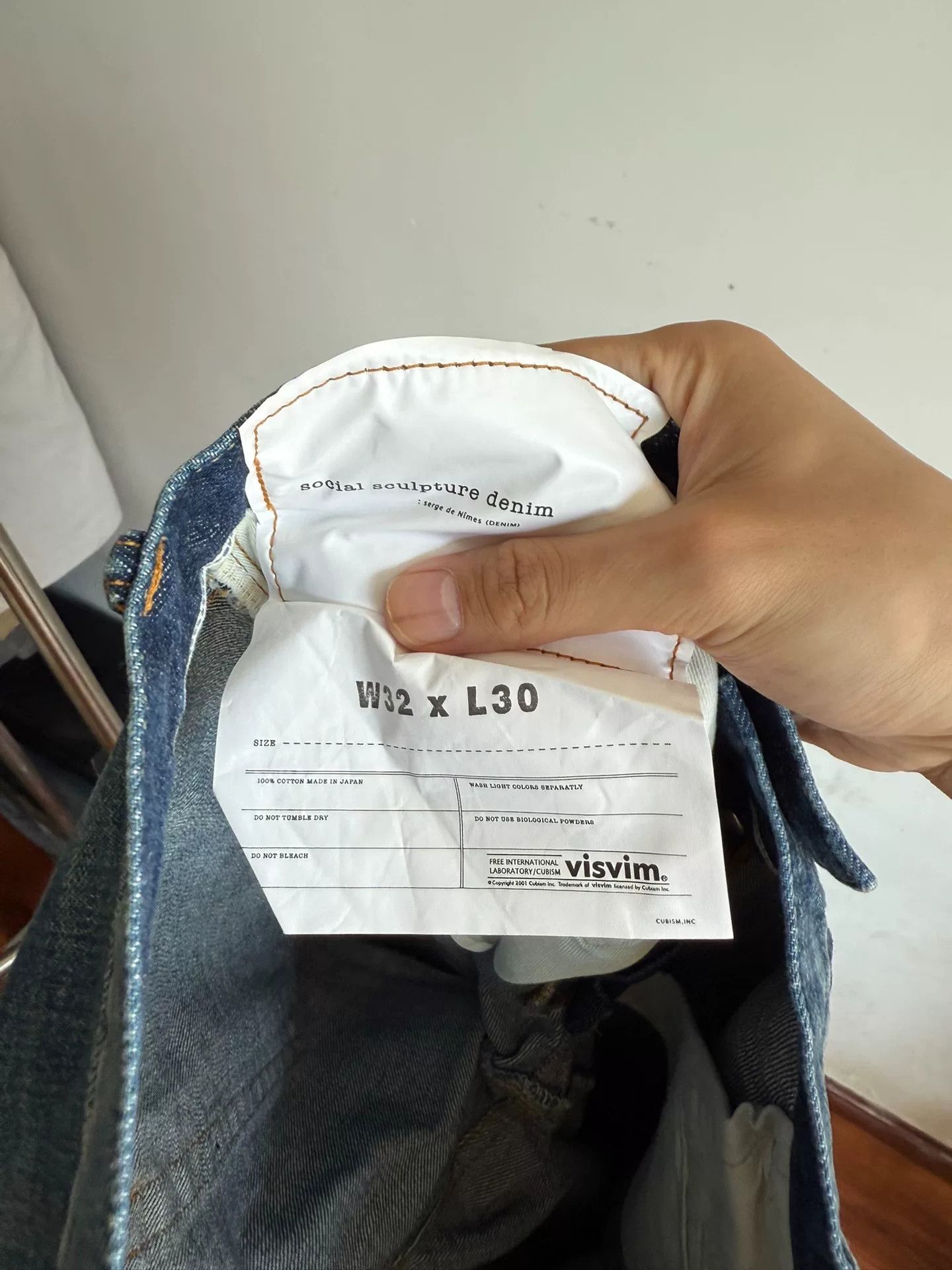 Visvim VISVIM 01.2D12 Denim Jeans Size 32x30 Size US 32 / EU 48 - 7 Thumbnail