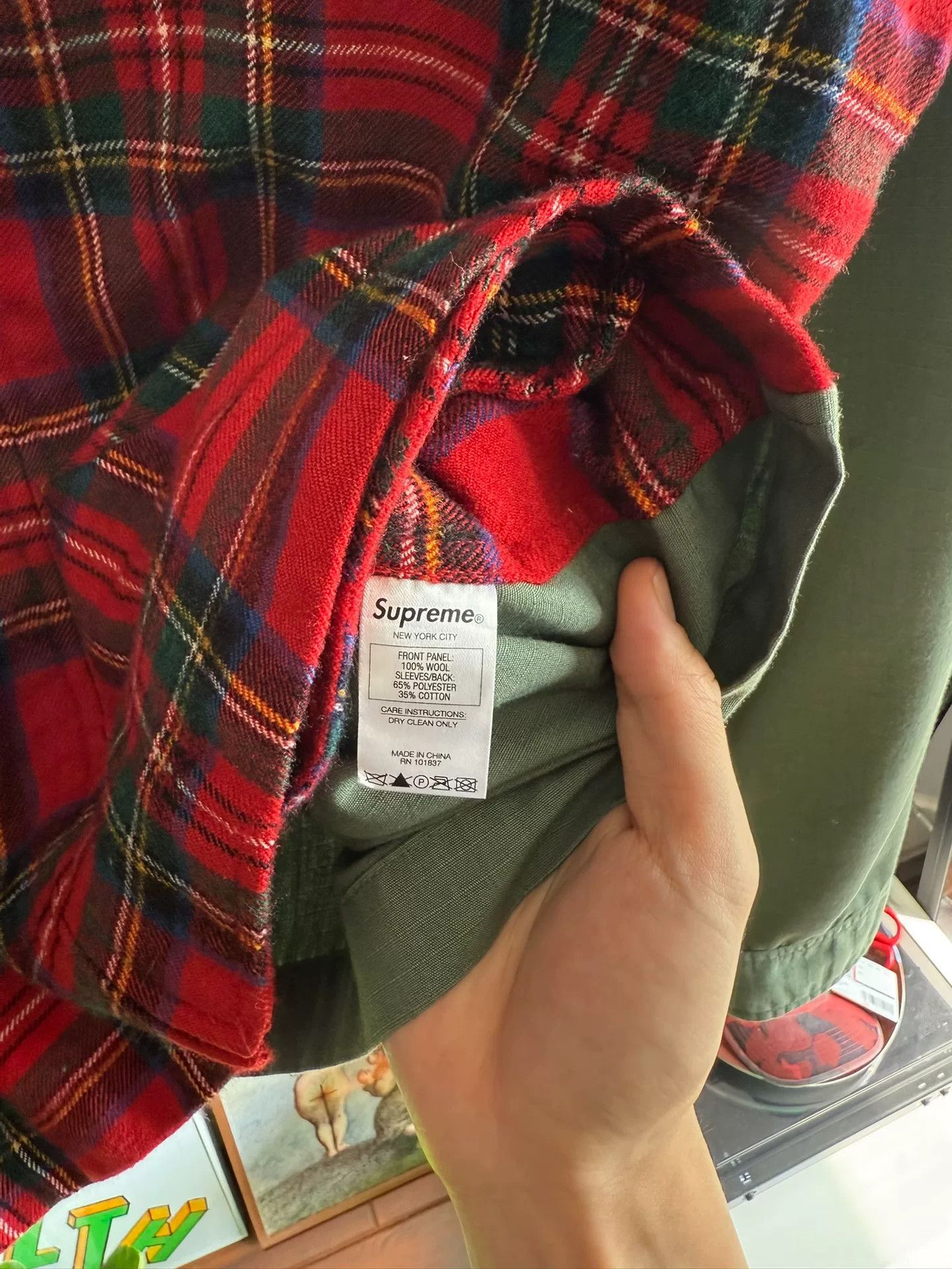 Comme des Garcons Supreme Cdg Comme Des Garçons Green Jacket Size US L / EU 52-54 / 3 - 5 Thumbnail
