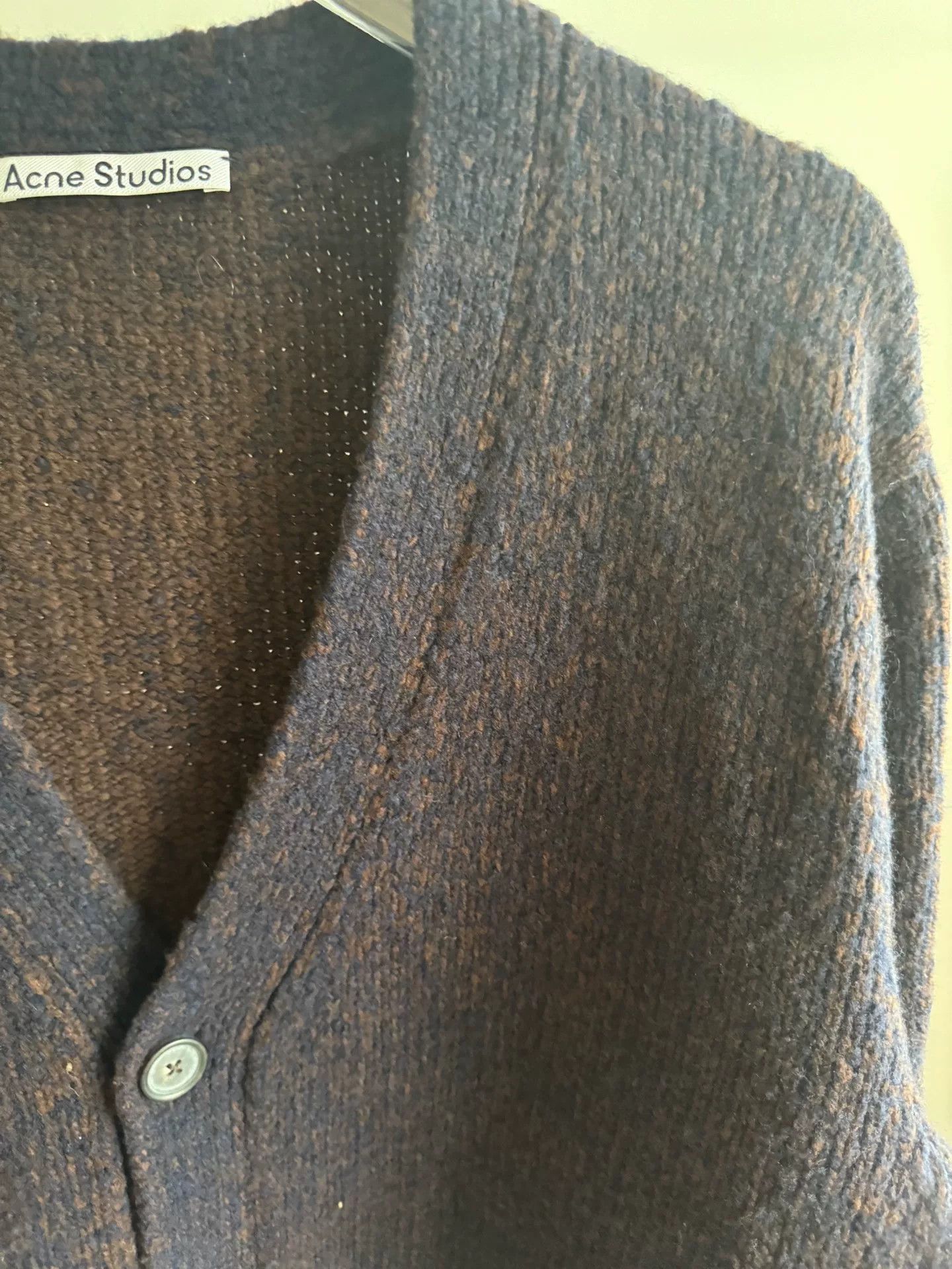Acne Studios Acne Studios Wool Cardigan in Gray Size M / US 6-8 / IT 42-44 - 3 Thumbnail