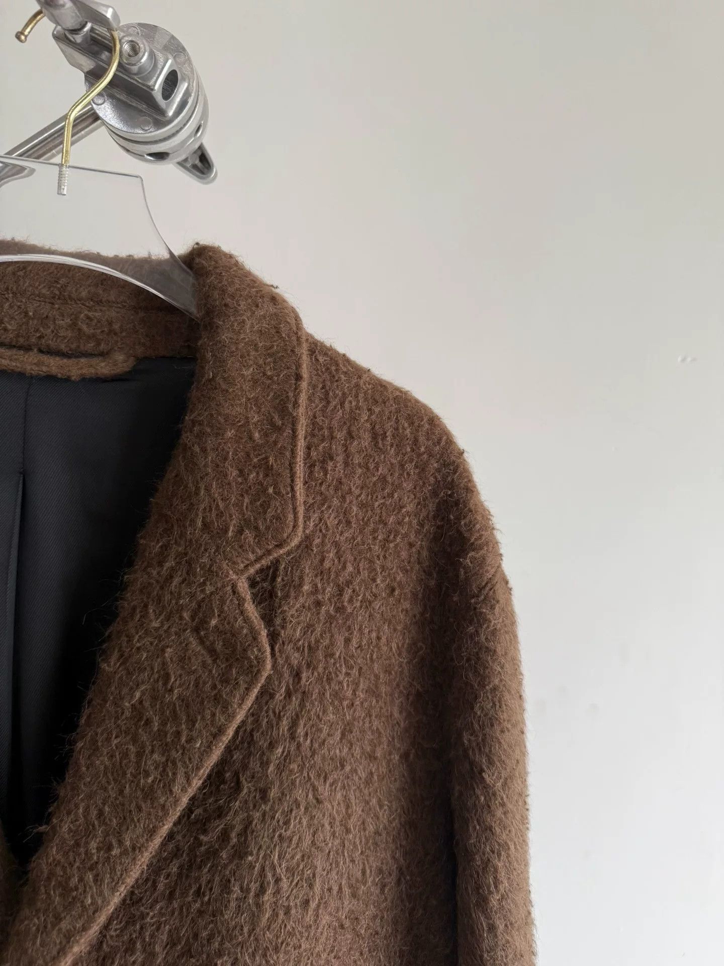 Lemaire Lemaire Alpaca Wool Coat in Brown Size US S / EU 44-46 / 1 - 4 Thumbnail