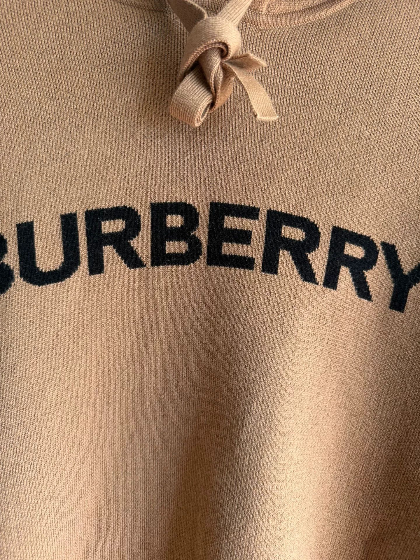Burberry Burberry Hooded Wool Sweater in Brown Size US S / EU 44-46 / 1 - 3 Thumbnail