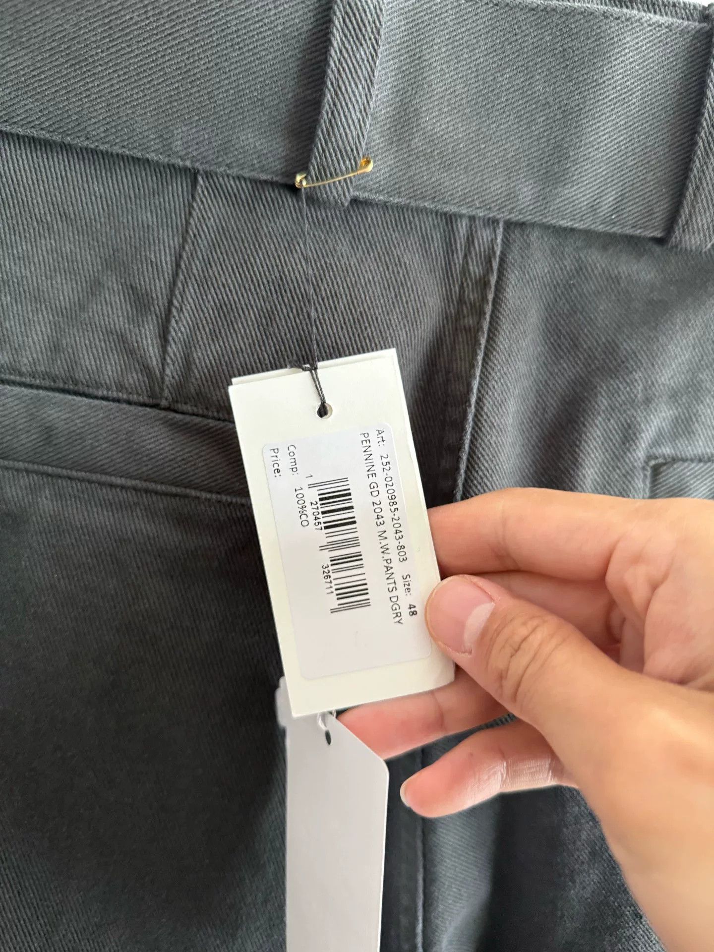 Dries Van Noten Dries Van Noten Gray Cargo Pants Size 48 Size US 32 / EU 48 - 3 Thumbnail