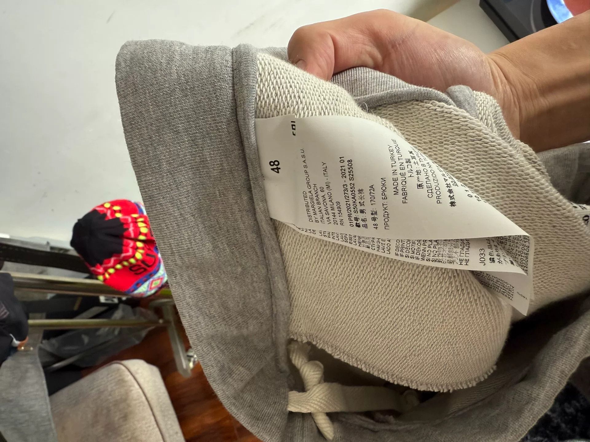 Maison Margiela Maison Margiela Gray Sweatpants Size 48 Size US 32 / EU 48 - 8 Thumbnail