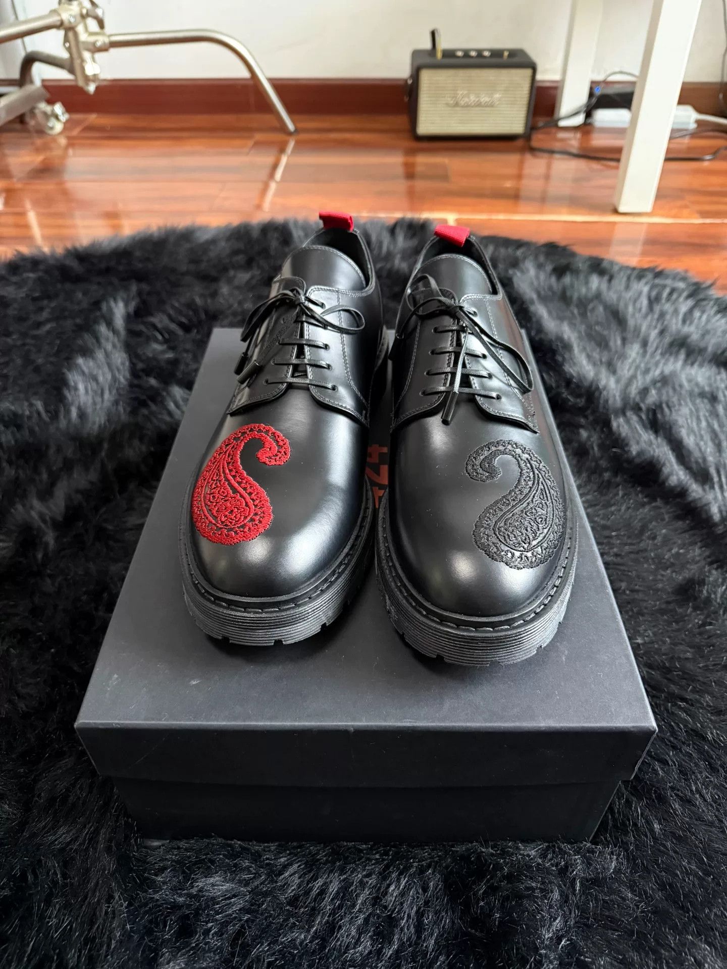 424 Unique 424 Cashew Derby Shoes Size 43 Size US 10 / EU 43 - 3 Thumbnail