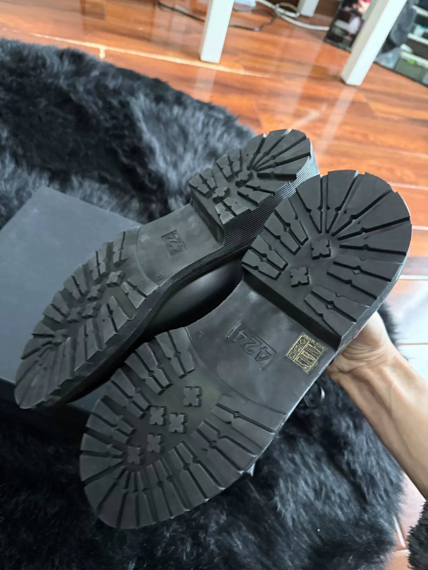424 Unique 424 Cashew Derby Shoes Size 43 Size US 10 / EU 43 - 4 Thumbnail
