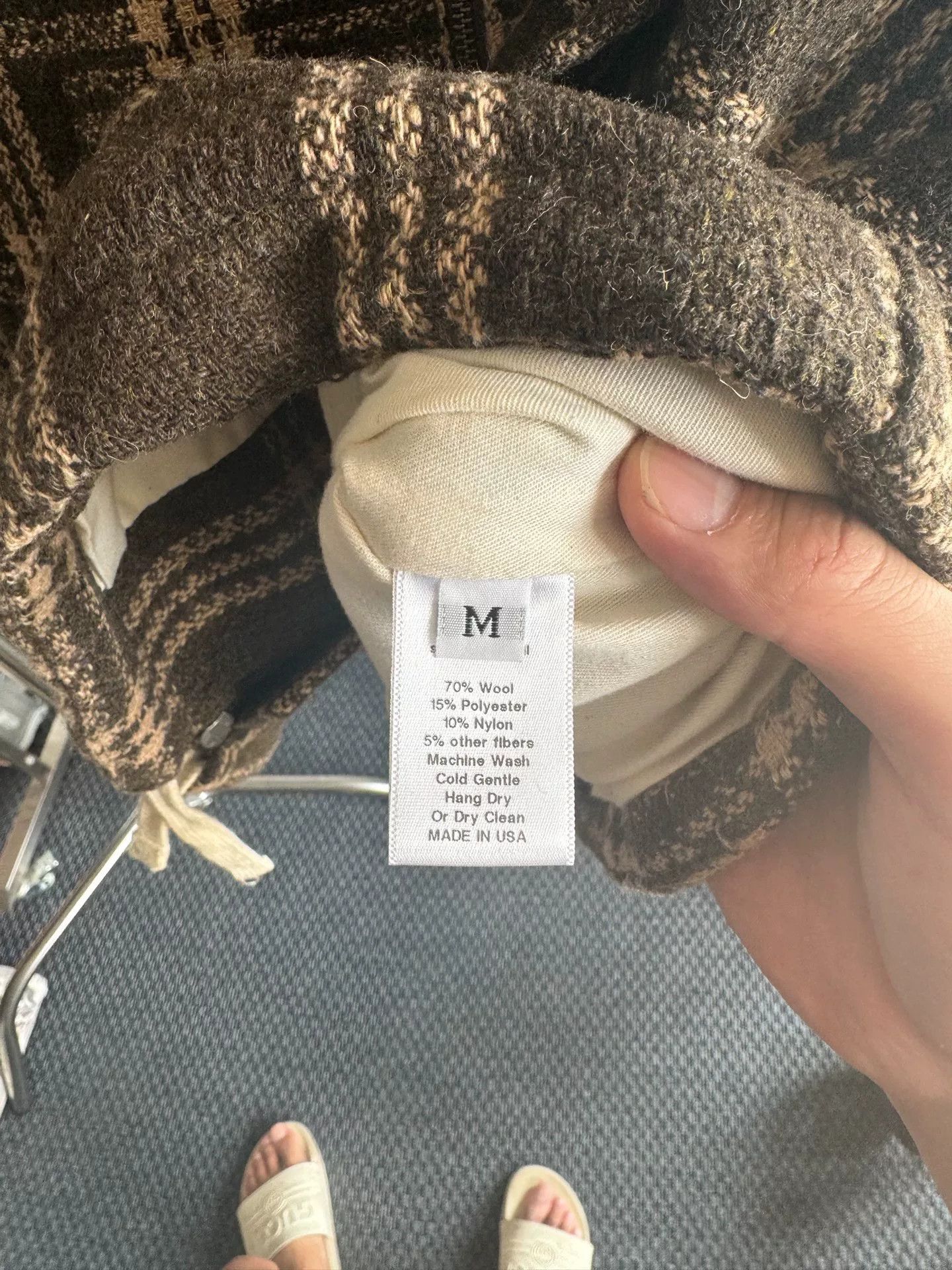 s.k. manor hill Wool Plaid Jacket by s.k manor hill Size US M / EU 48-50 / 2 - 4 Thumbnail