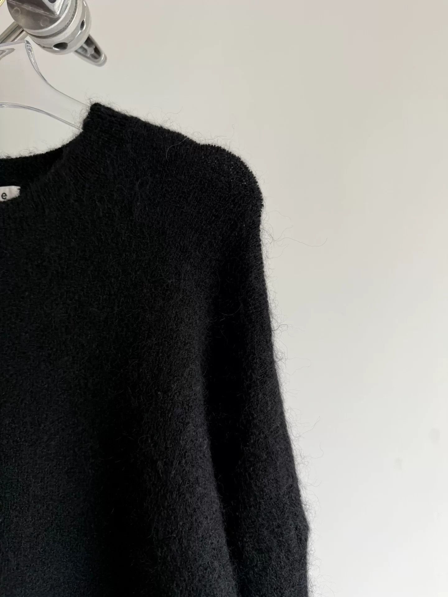 Acne Studios Acne Studios Mohair Sweater in Black Size S / US 4 / IT 40 - 3 Thumbnail