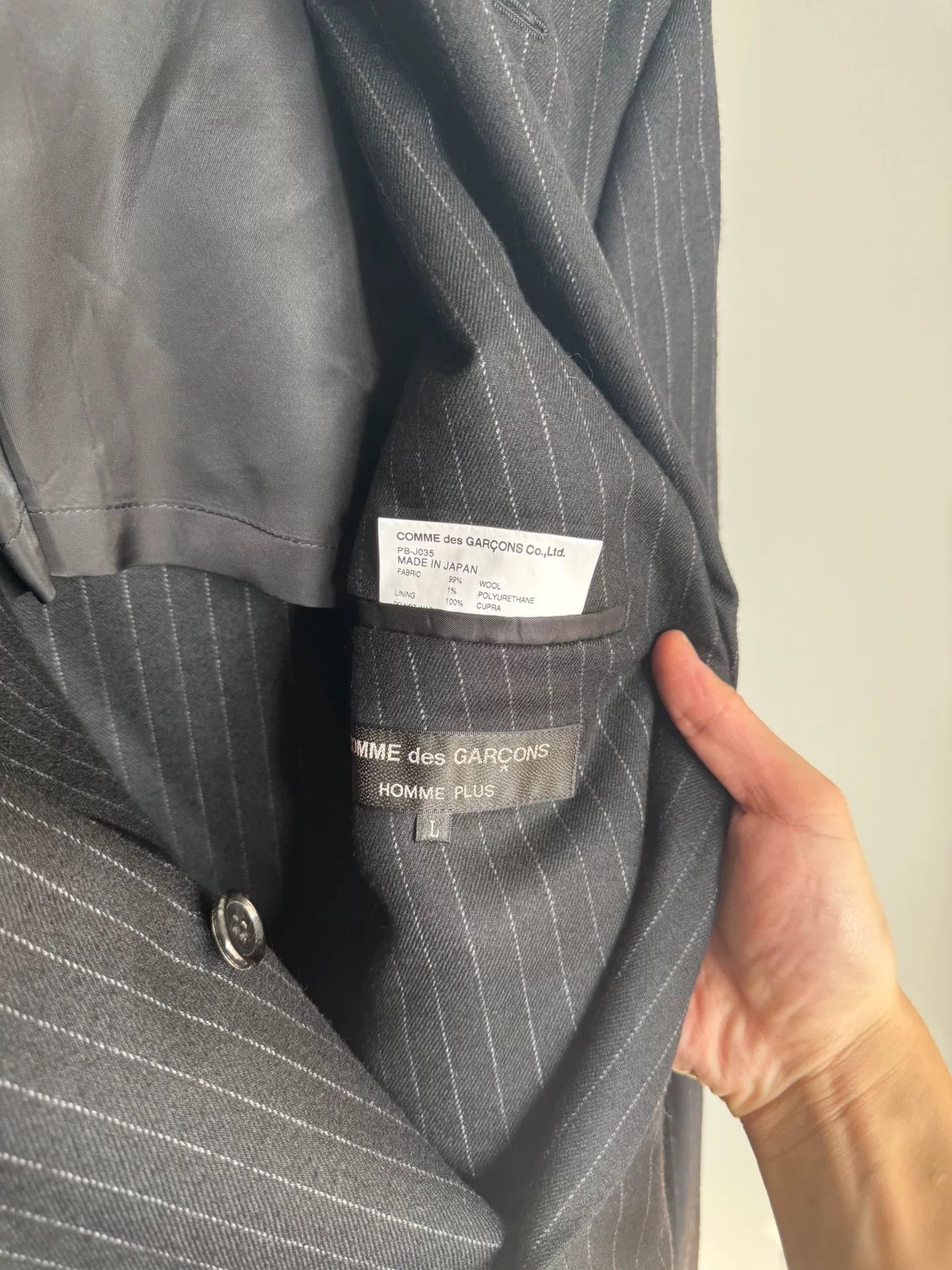Comme des Garcons Comme des Garçons Homme Cdg Asymmetrical Shirt Size US M / EU 48-50 / 2 - 7 Thumbnail